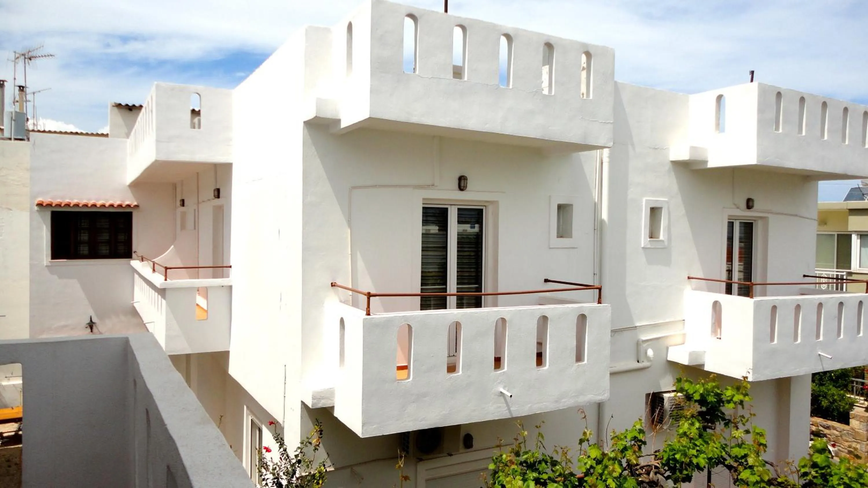 Property building in Ibiscus Hotel Malia