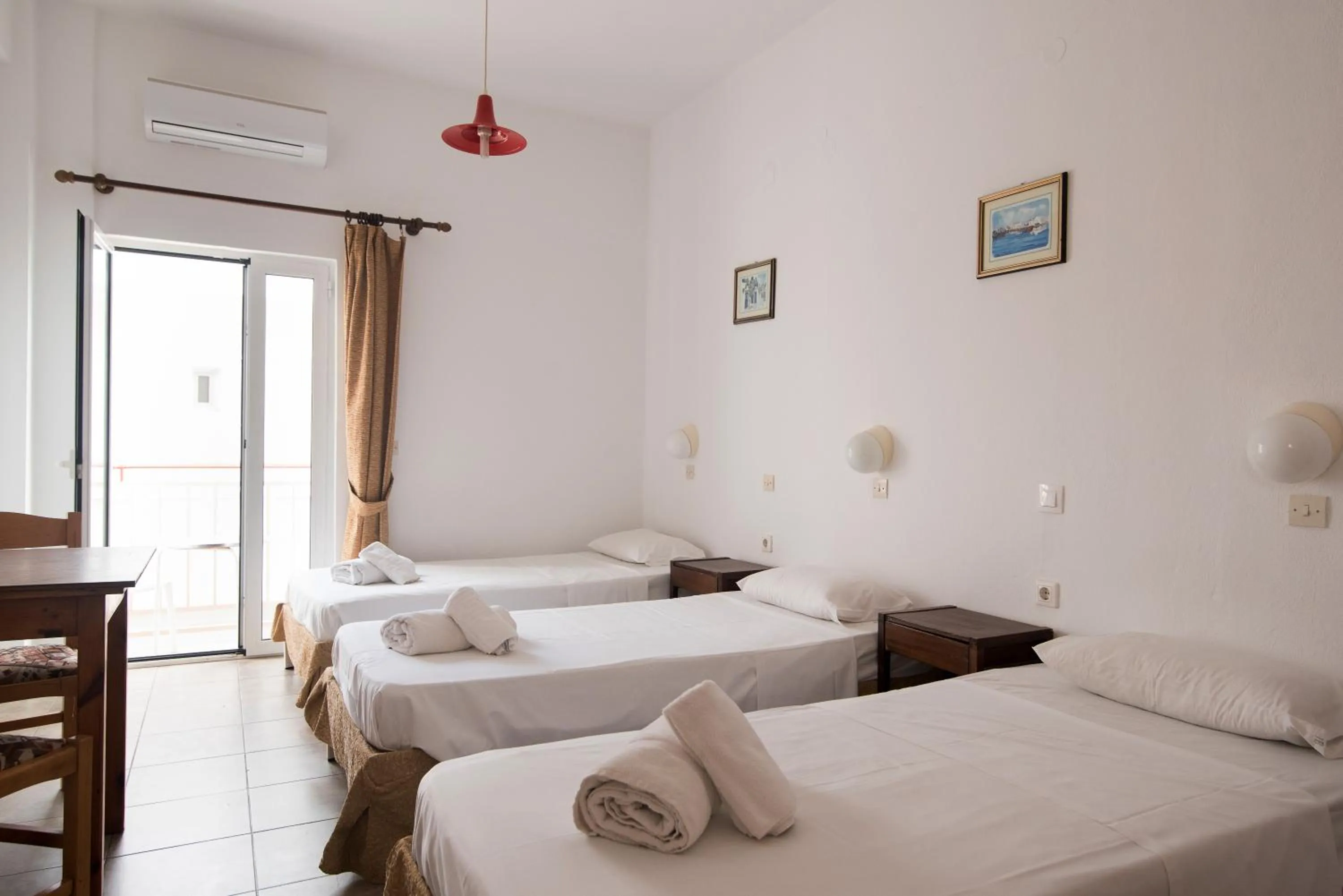 Balcony/Terrace in Ibiscus Hotel Malia