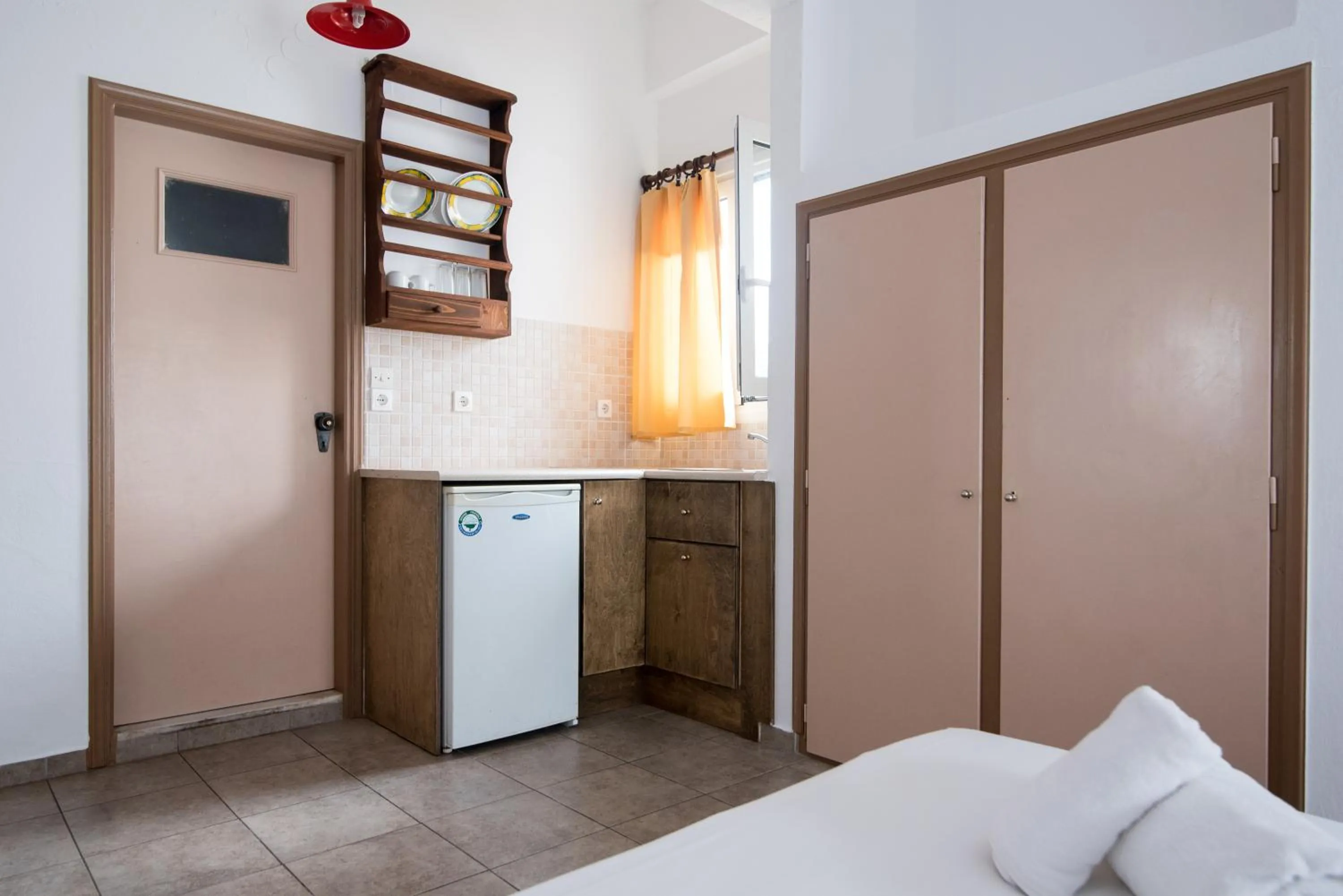 Kitchen or kitchenette in Ibiscus Hotel Malia