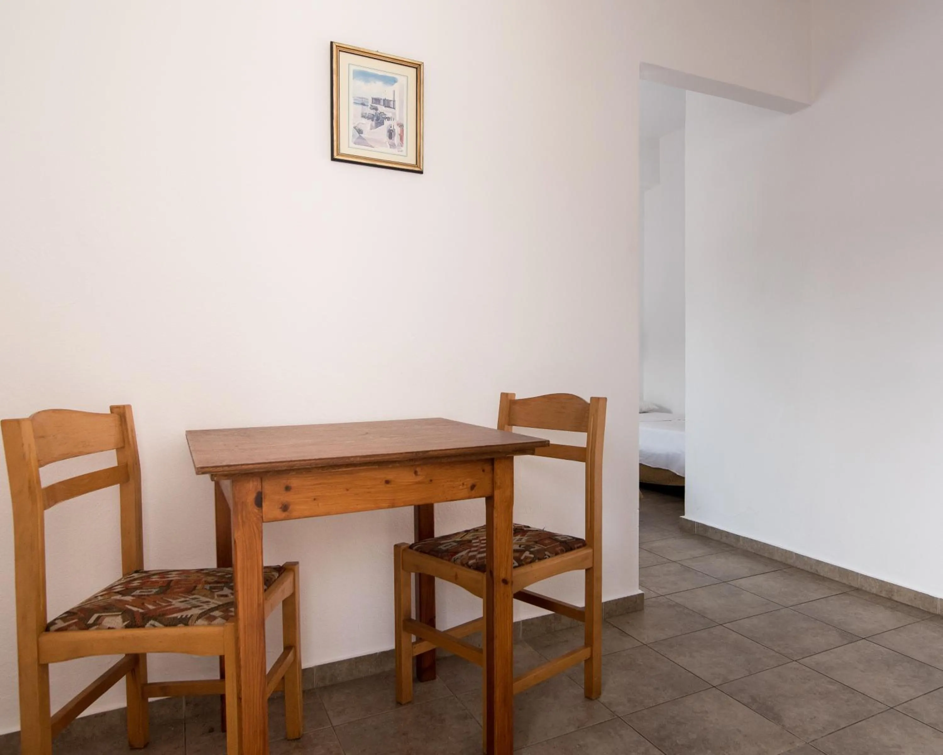 Seating area in Ibiscus Hotel Malia