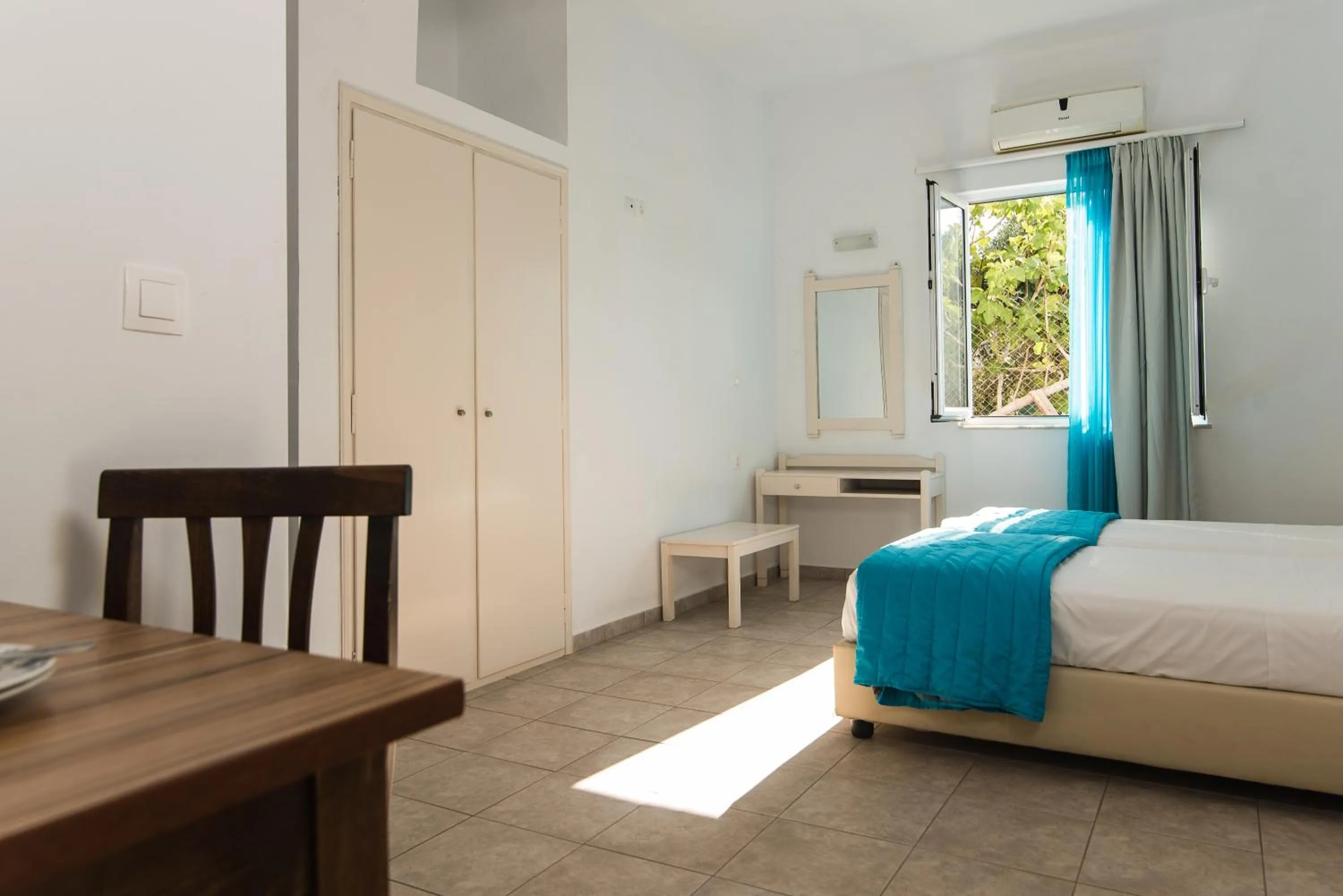 Dining area in Ibiscus Hotel Malia