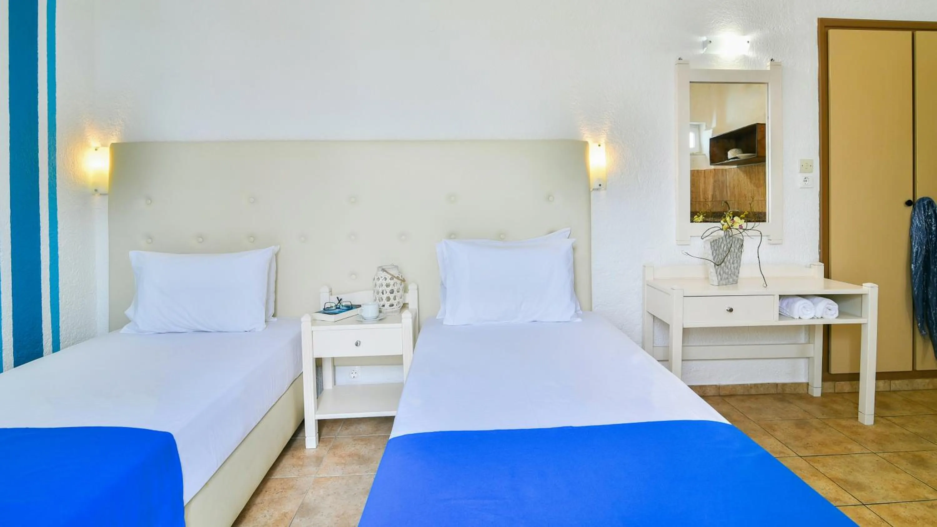 Bedroom in Ibiscus Hotel Malia