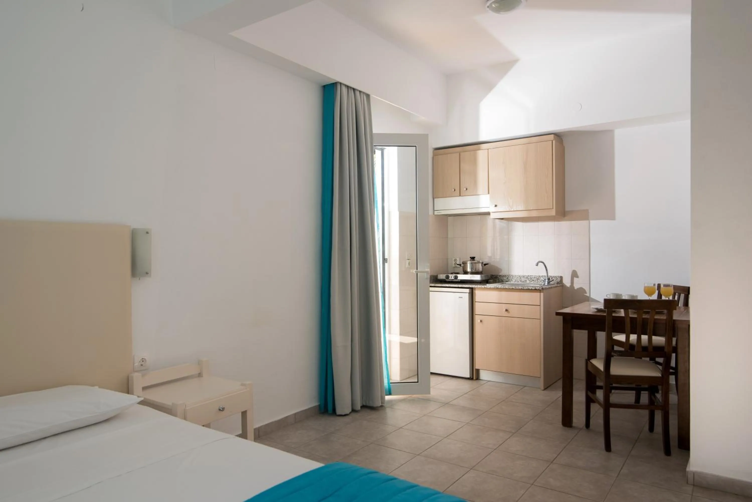 Kitchen or kitchenette in Ibiscus Hotel Malia