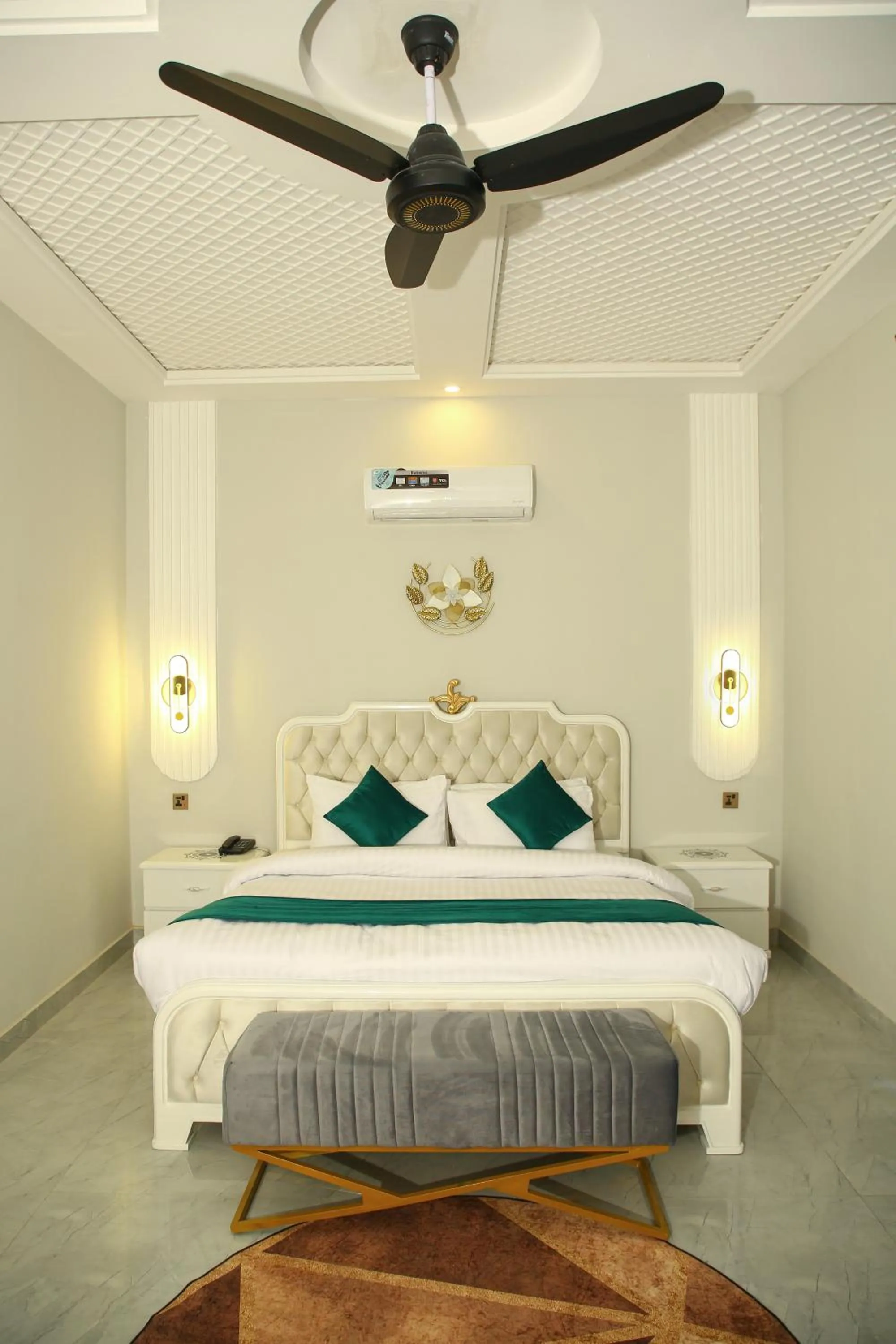 Bed in Grand Shalimar Hotel