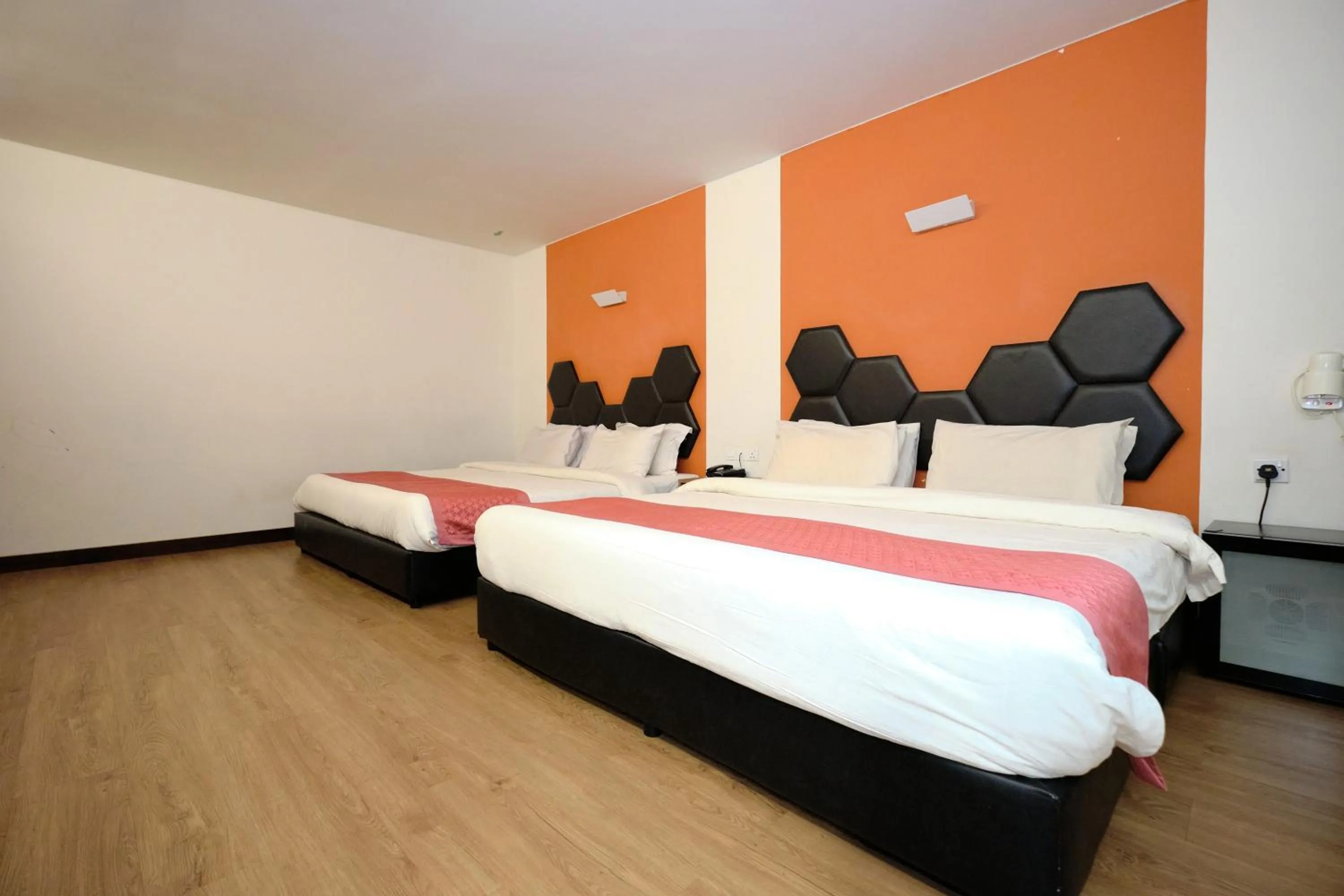 Bed in Memoire Hornbill Hotel Kuching Sarawak