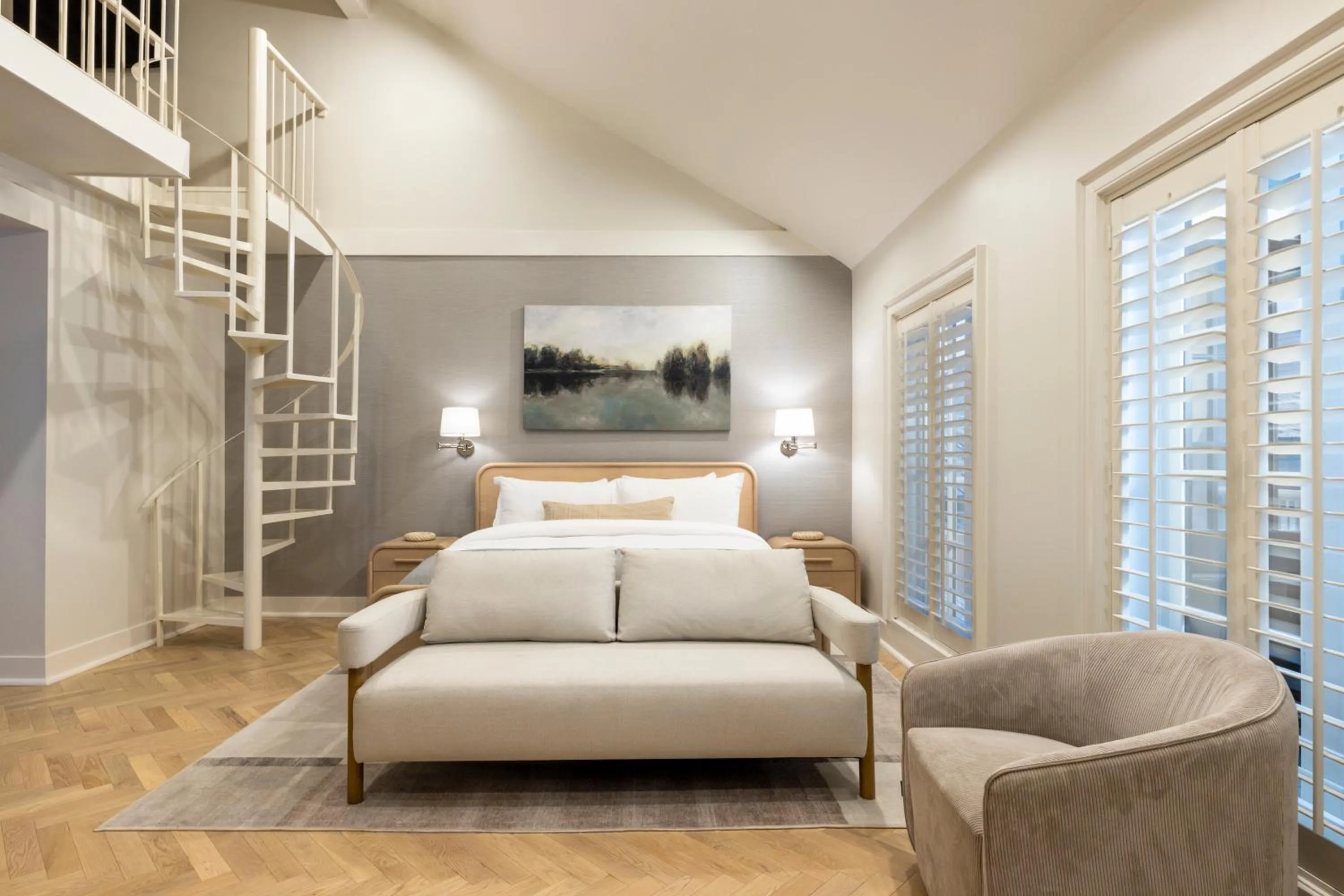 Bed in Garden District Hotel