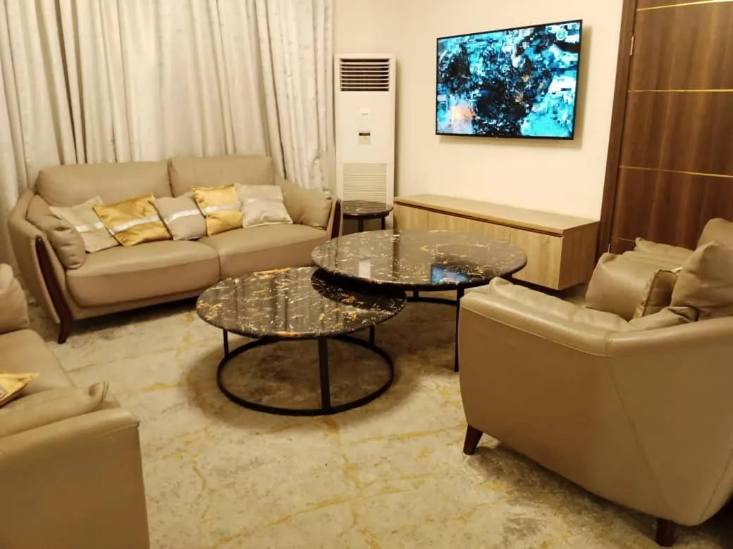 Seating area in Caritas Inn Lekki