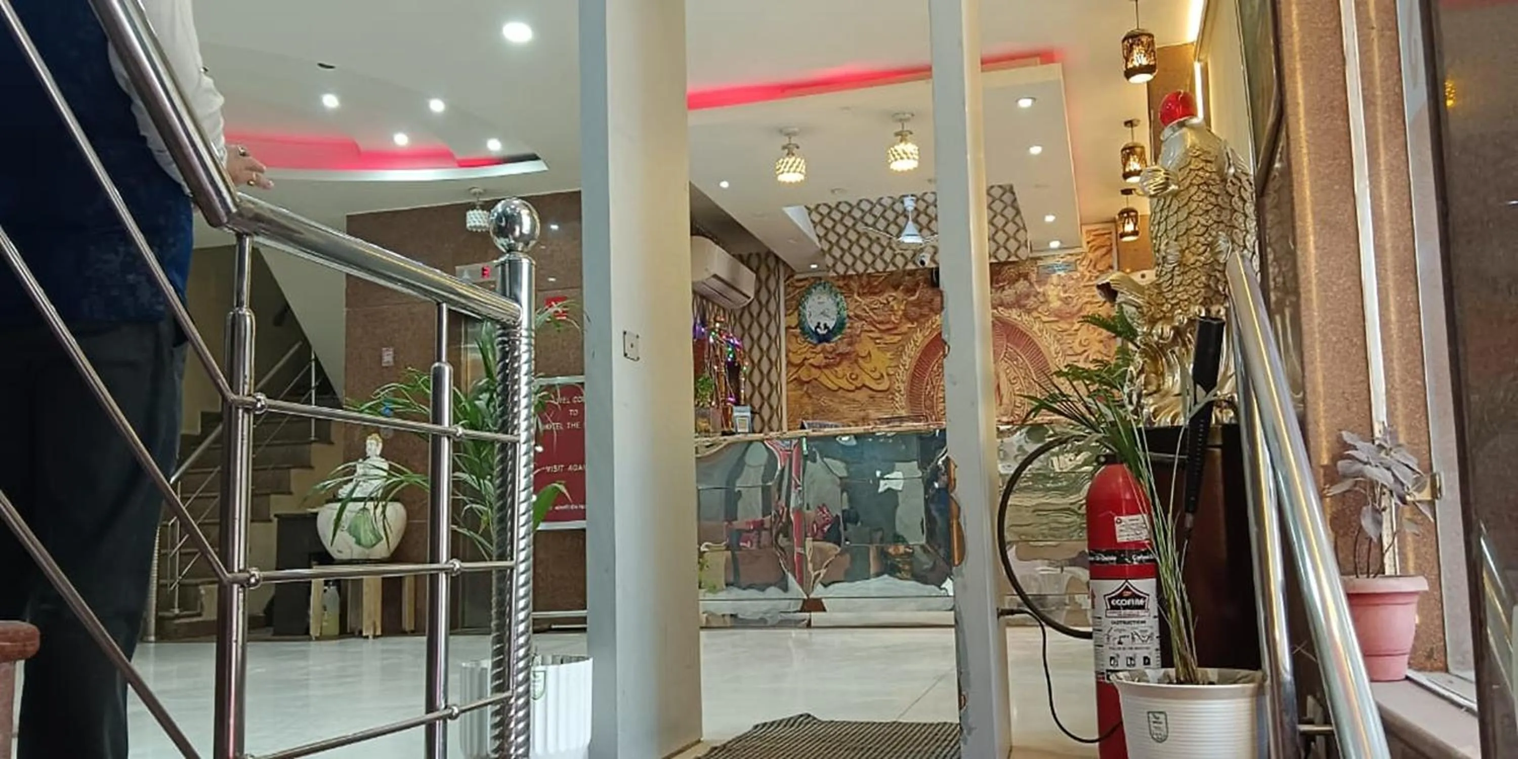 Lobby or reception in Hotel RTS Plaza Near IGI Airport