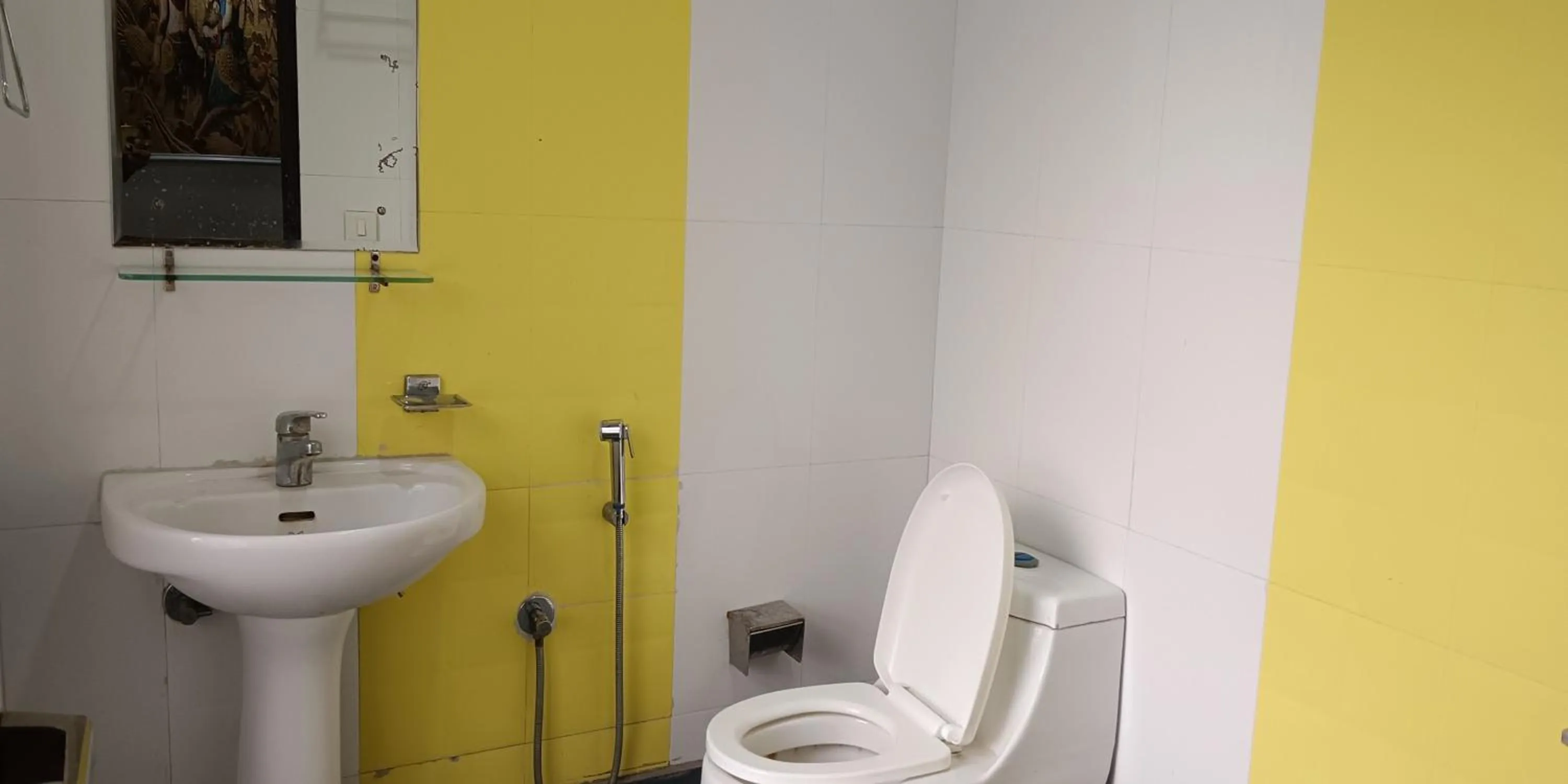 Bathroom in Hotel RTS Plaza Near IGI Airport