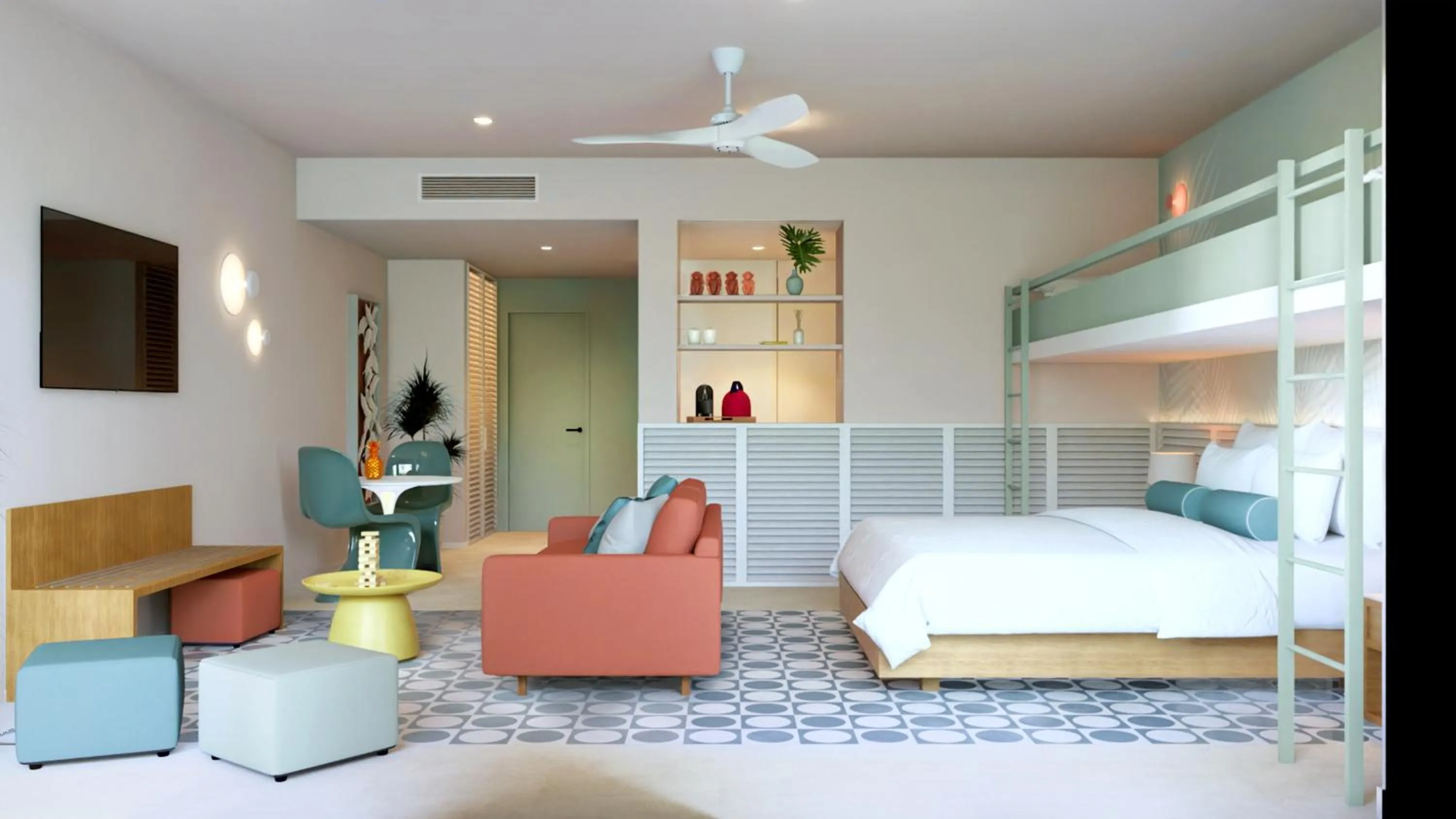 Bed in Fiesta Americana Funeeq Punta Cana All Inclusive