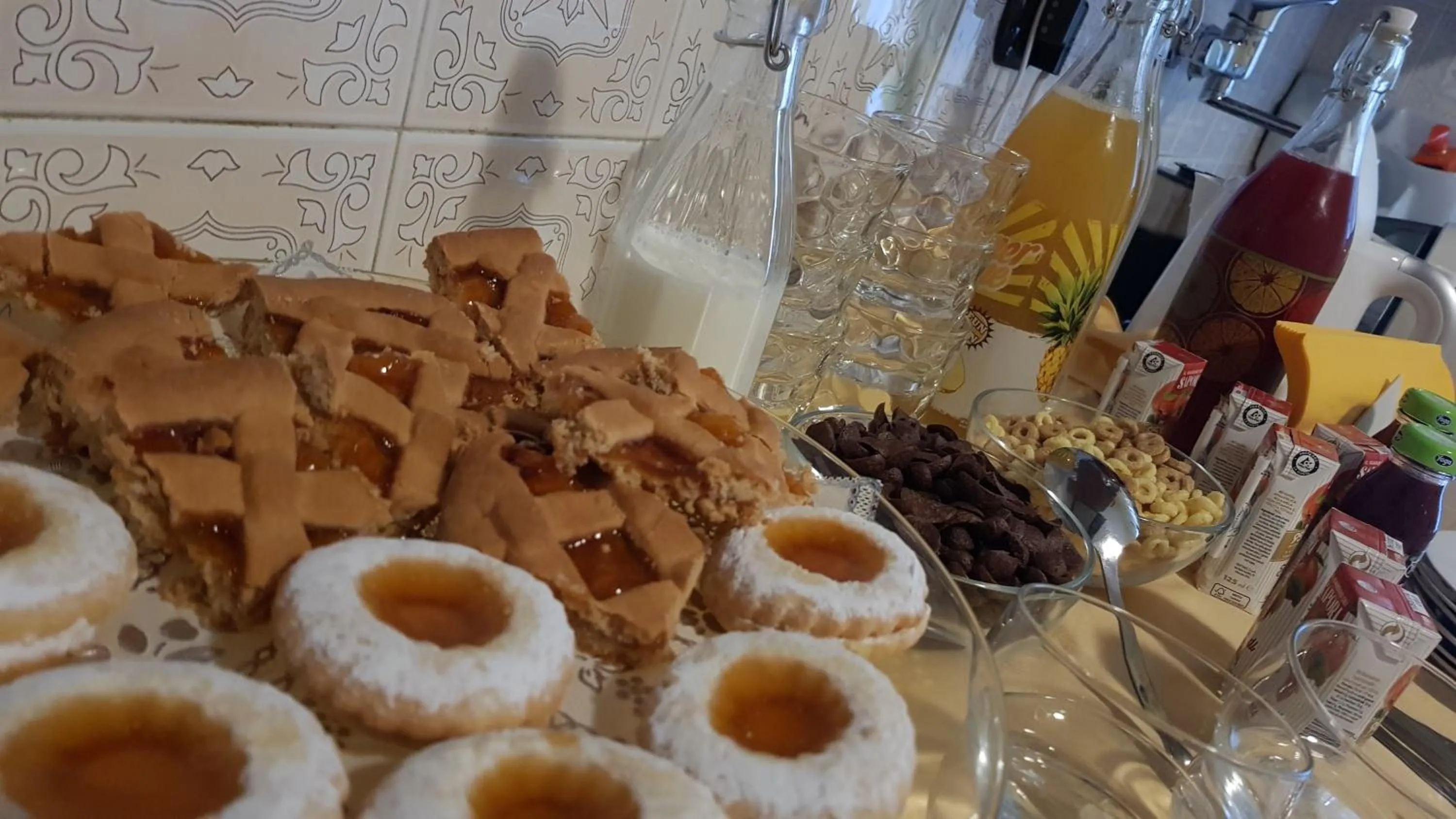 Food and drinks in B&B Al Parco