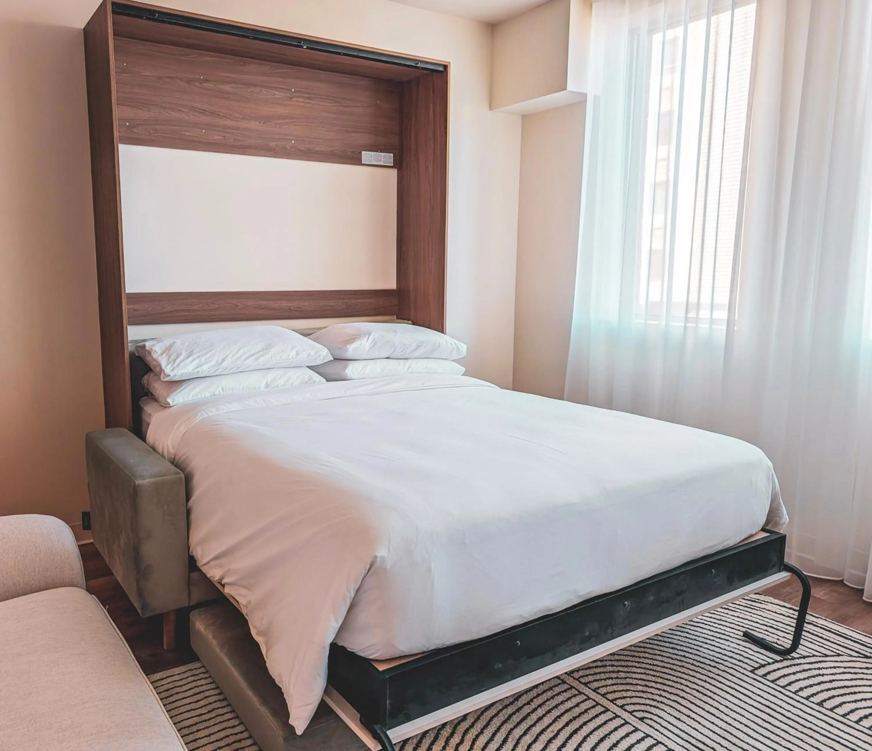 Bed in Terminus Hôtel