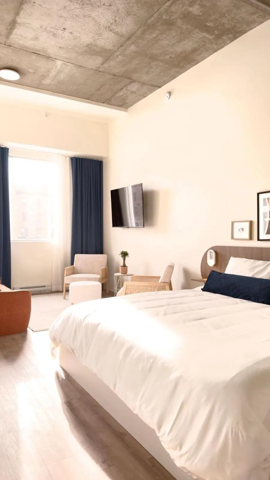 Bedroom, Bed in Terminus Hôtel