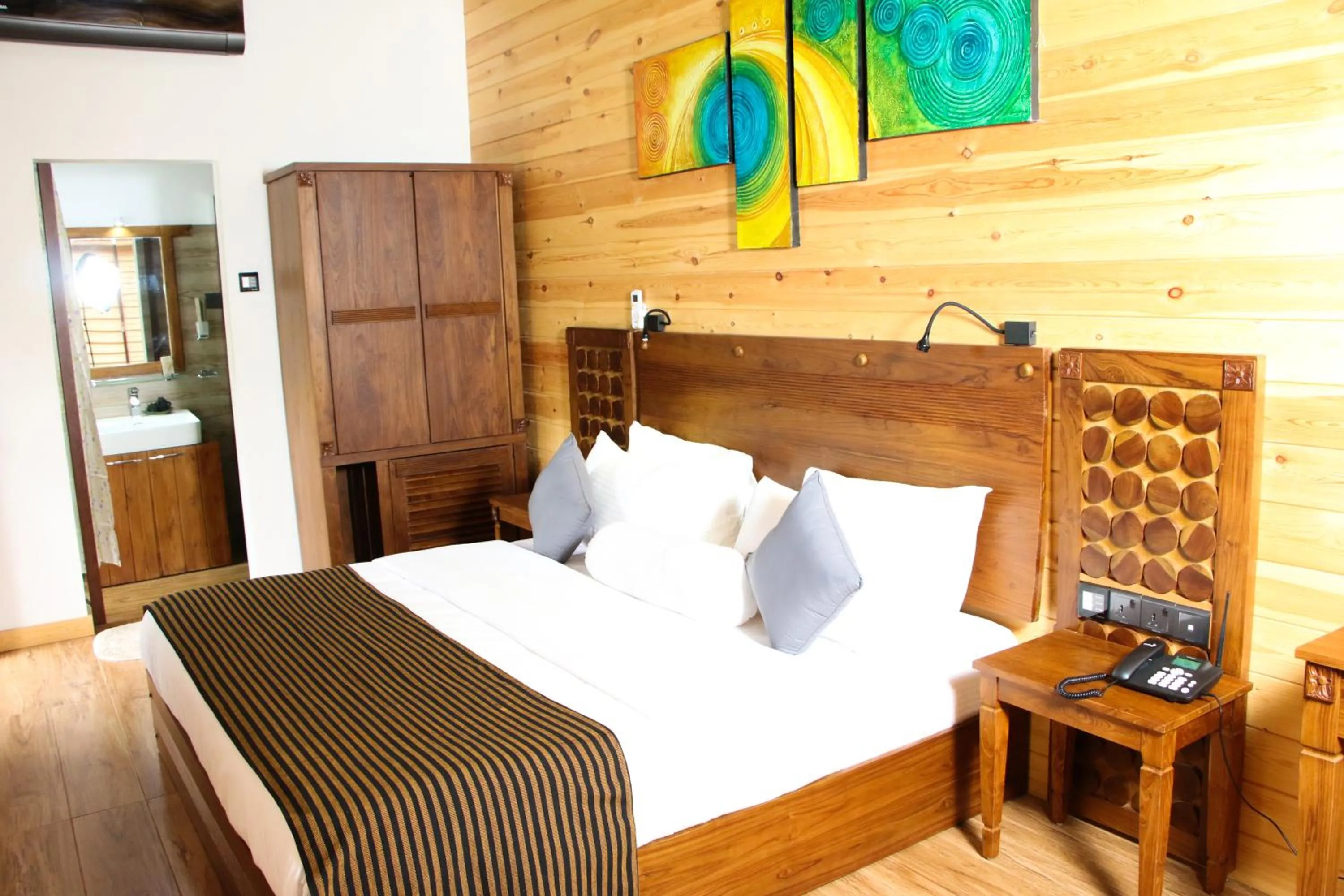 Bed in EllaCrest by Aloft