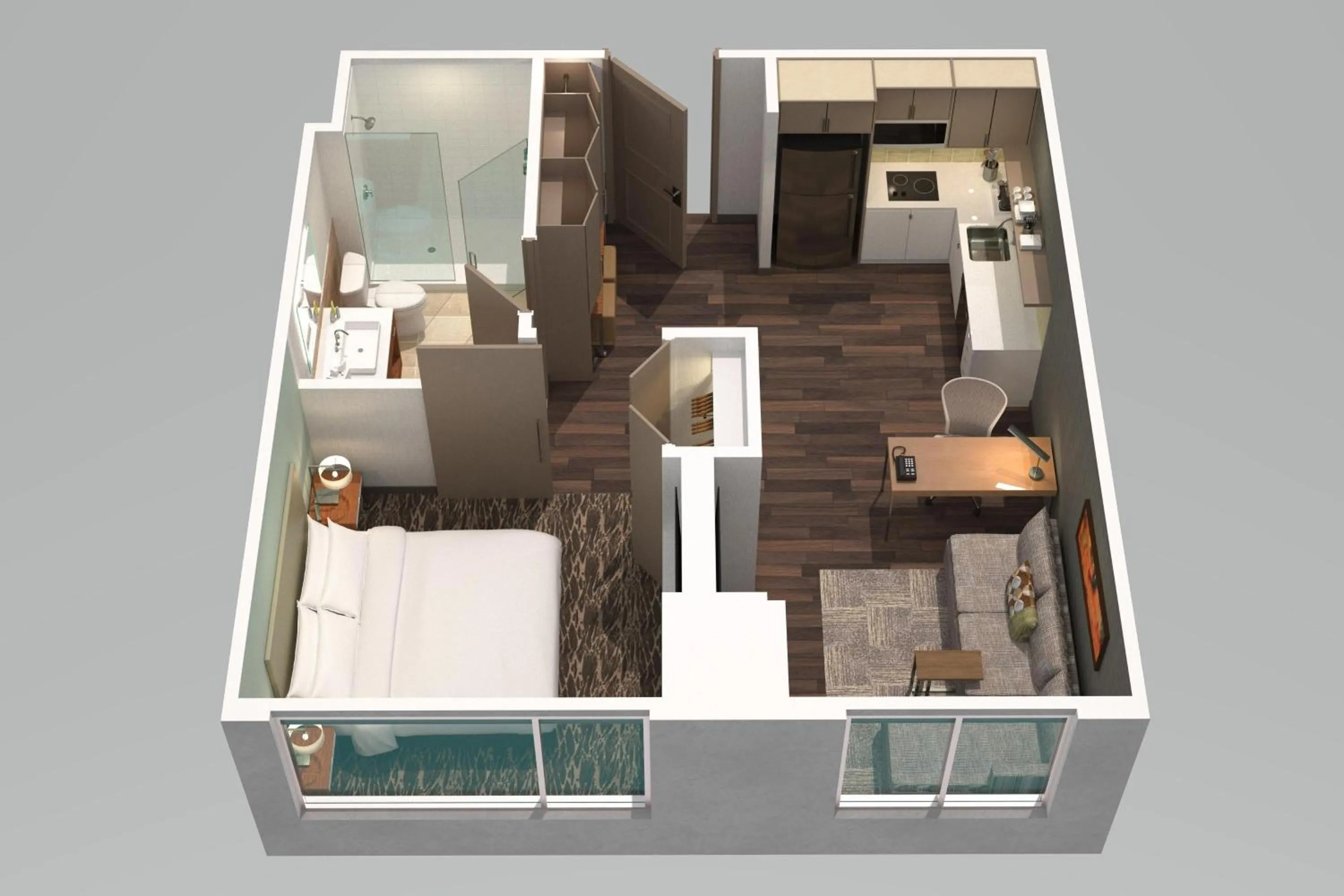 Bedroom in Element Basalt - Aspen