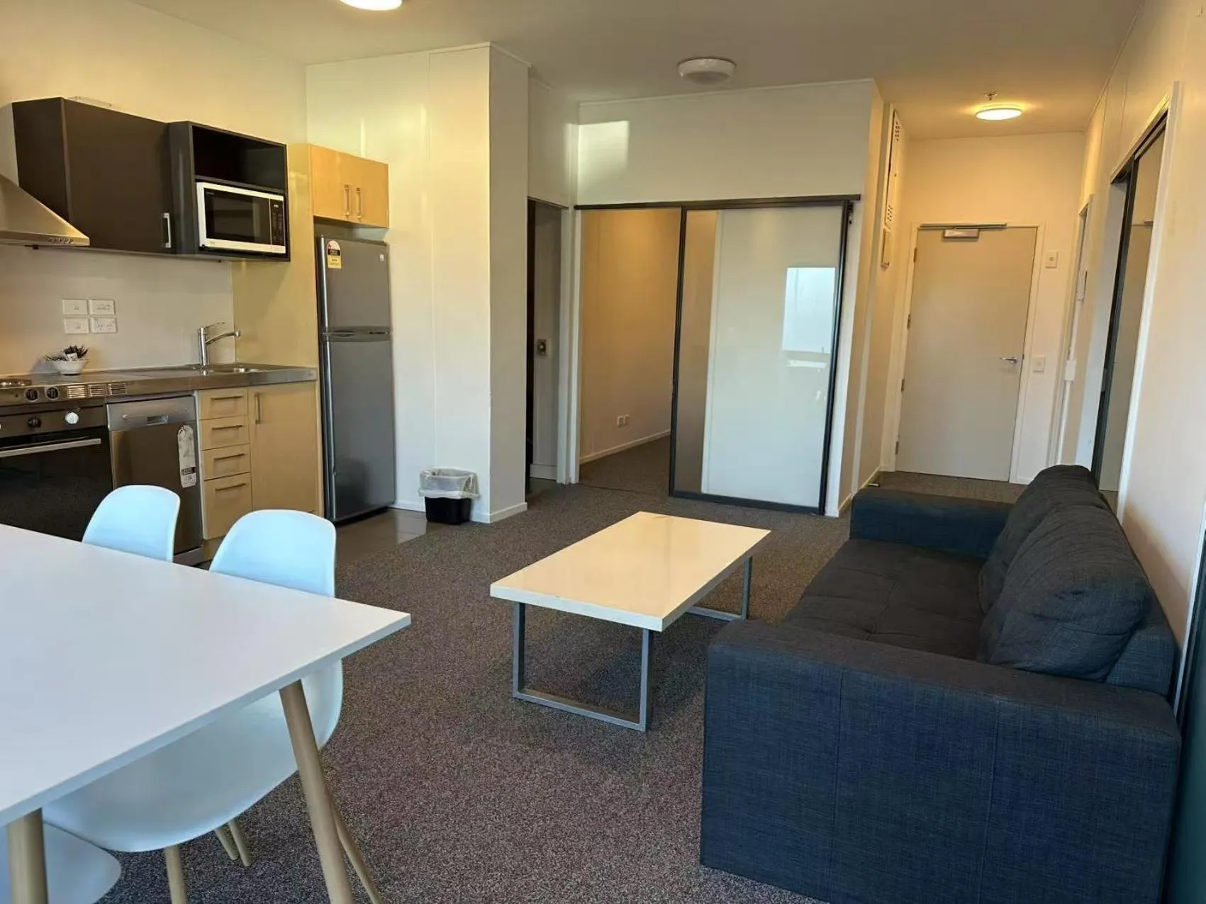 Kitchen or kitchenette in MCentral Apartments Manukau