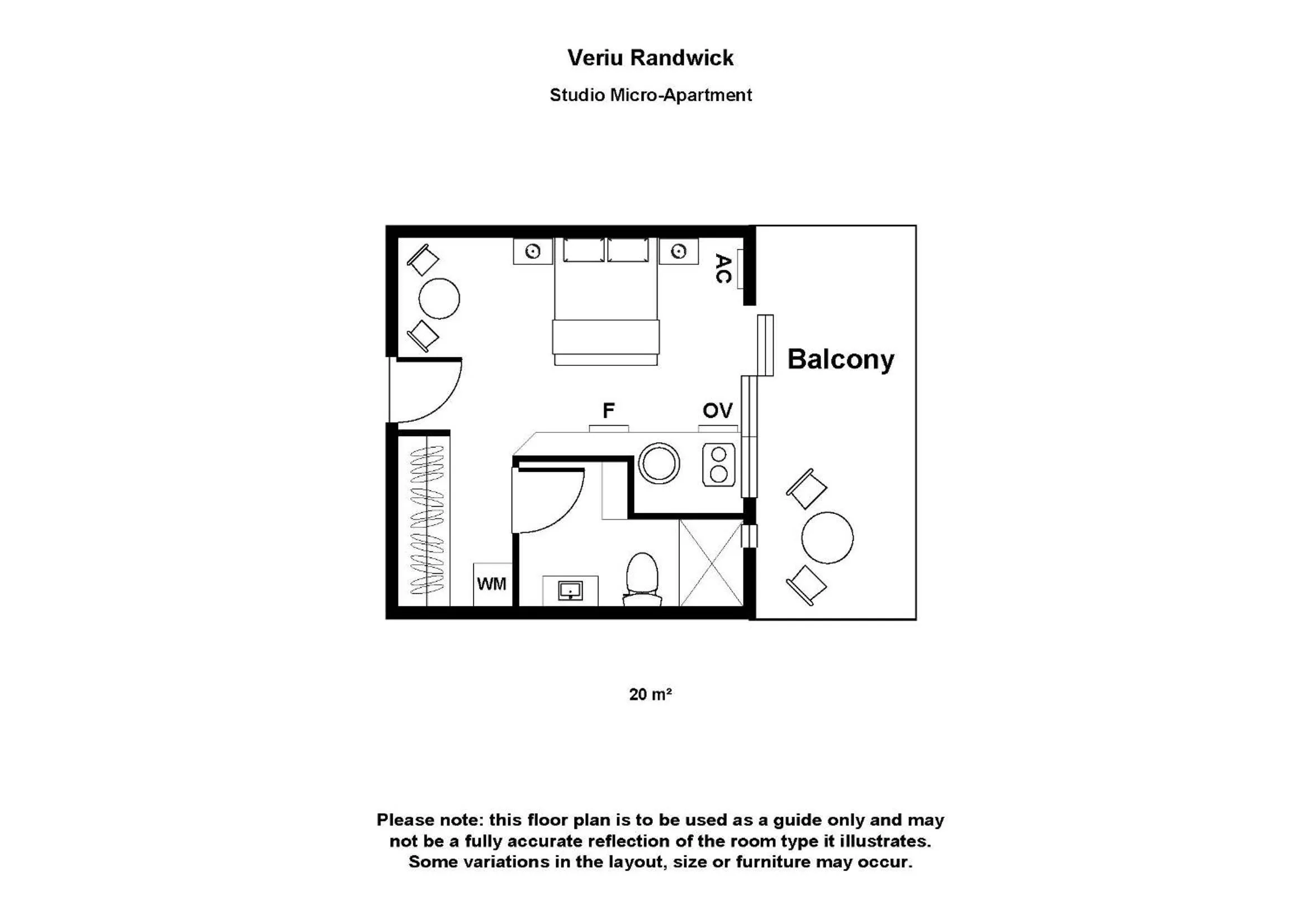 Floor plan in Veriu Randwick