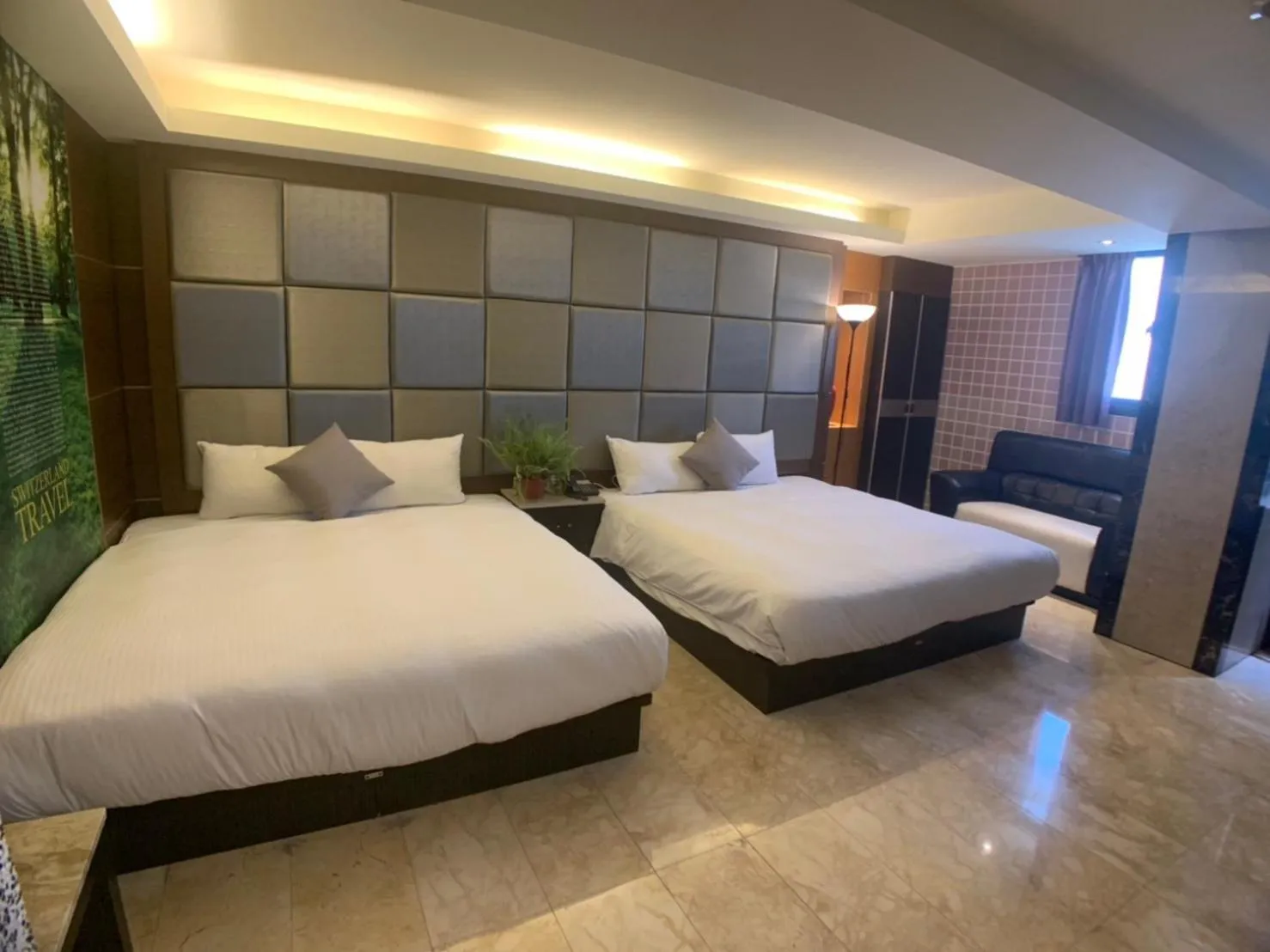 Bed in Michelle hotel