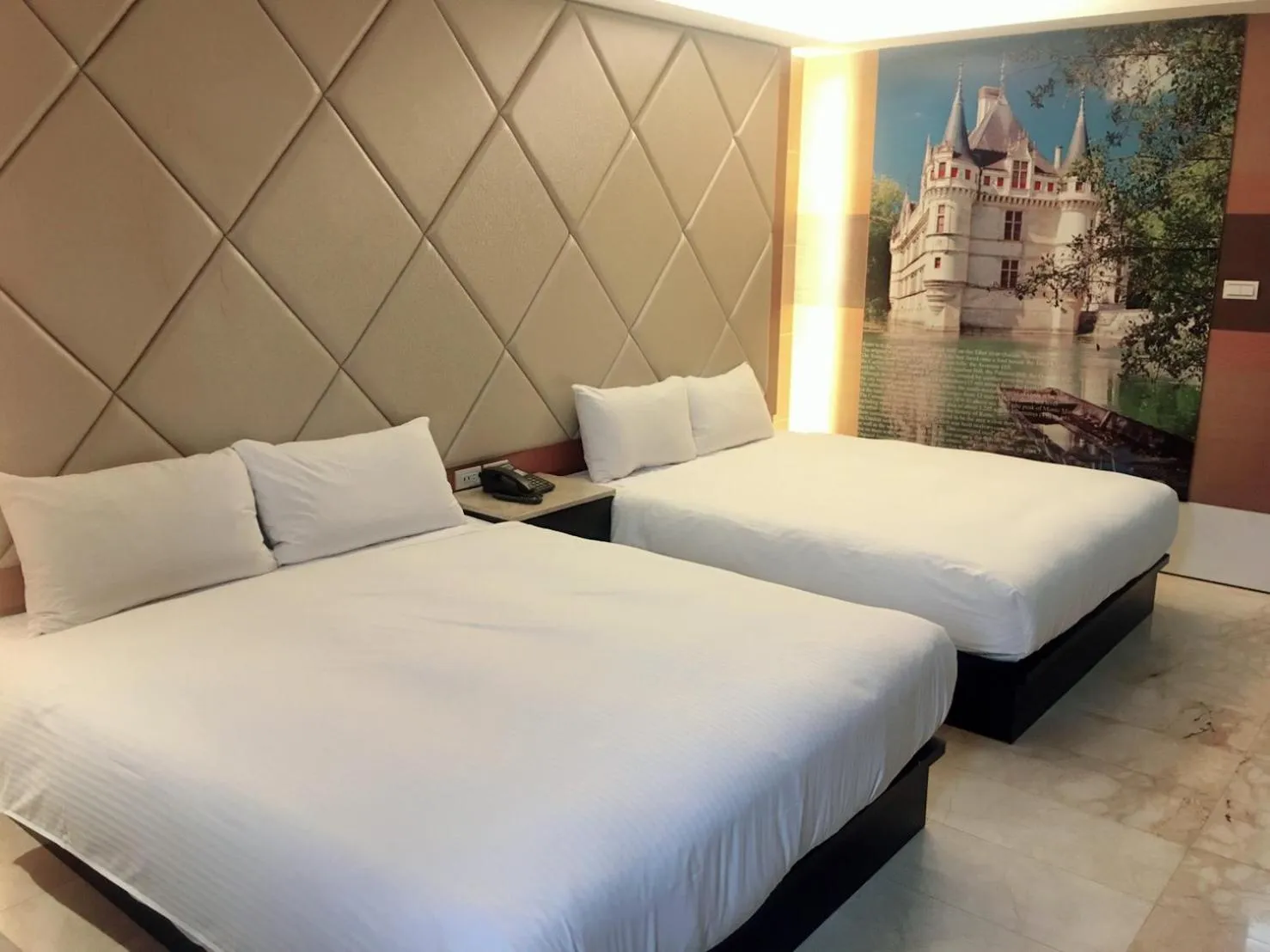 Bed in Michelle hotel