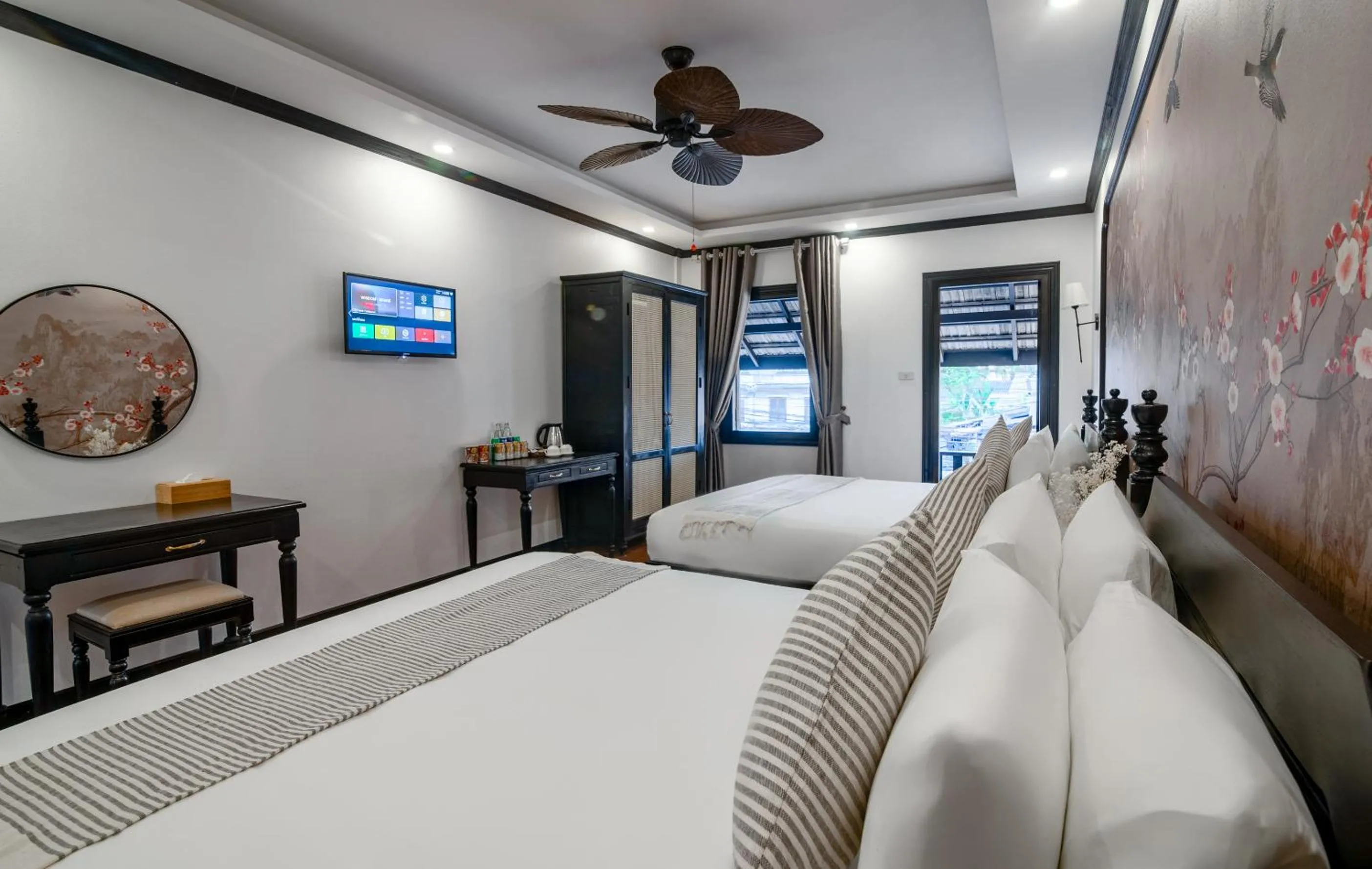 Photo of the whole room, Bed in Luang Prabang Vang Luang Hotel