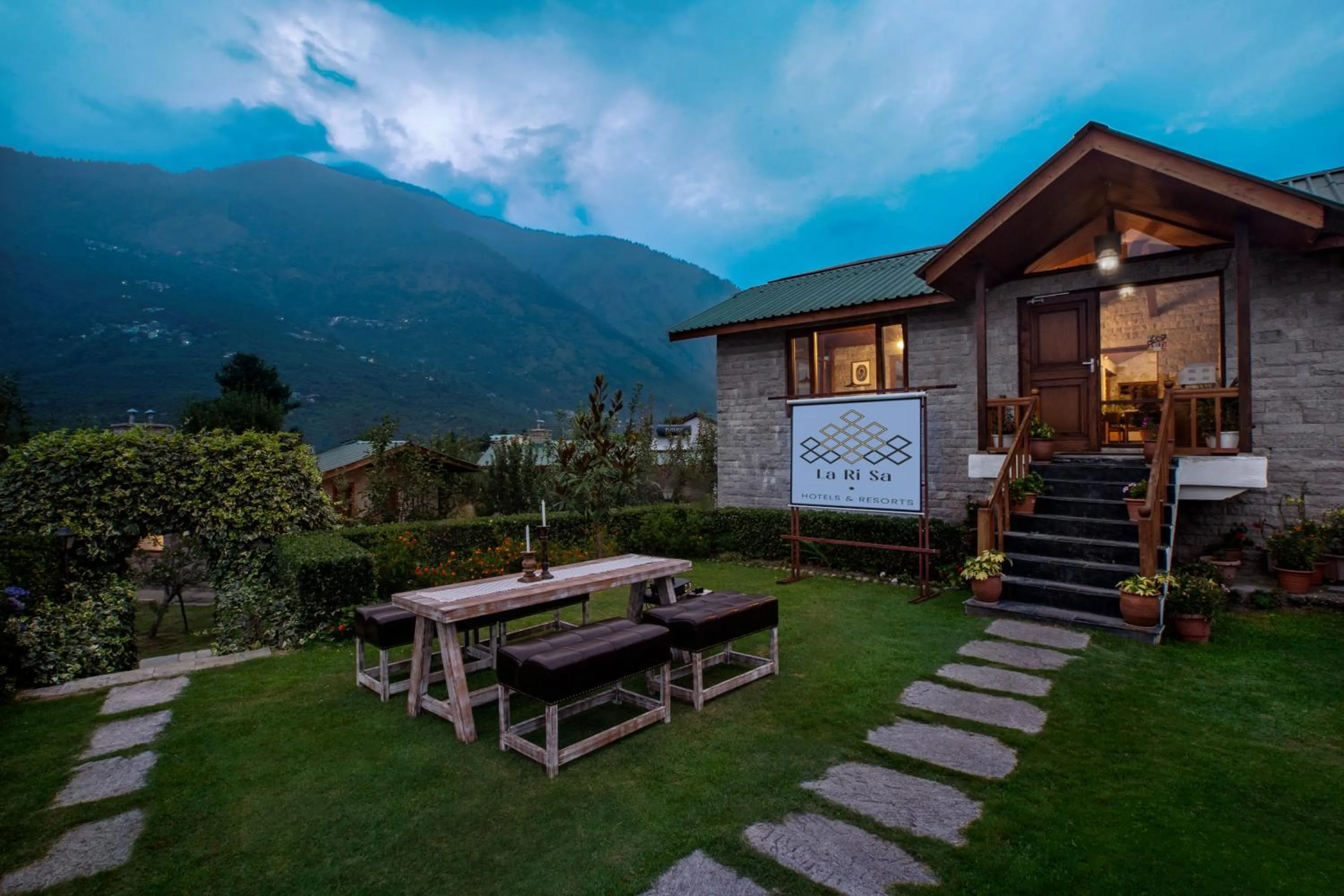 Property logo or sign in Larisa Resort Manali