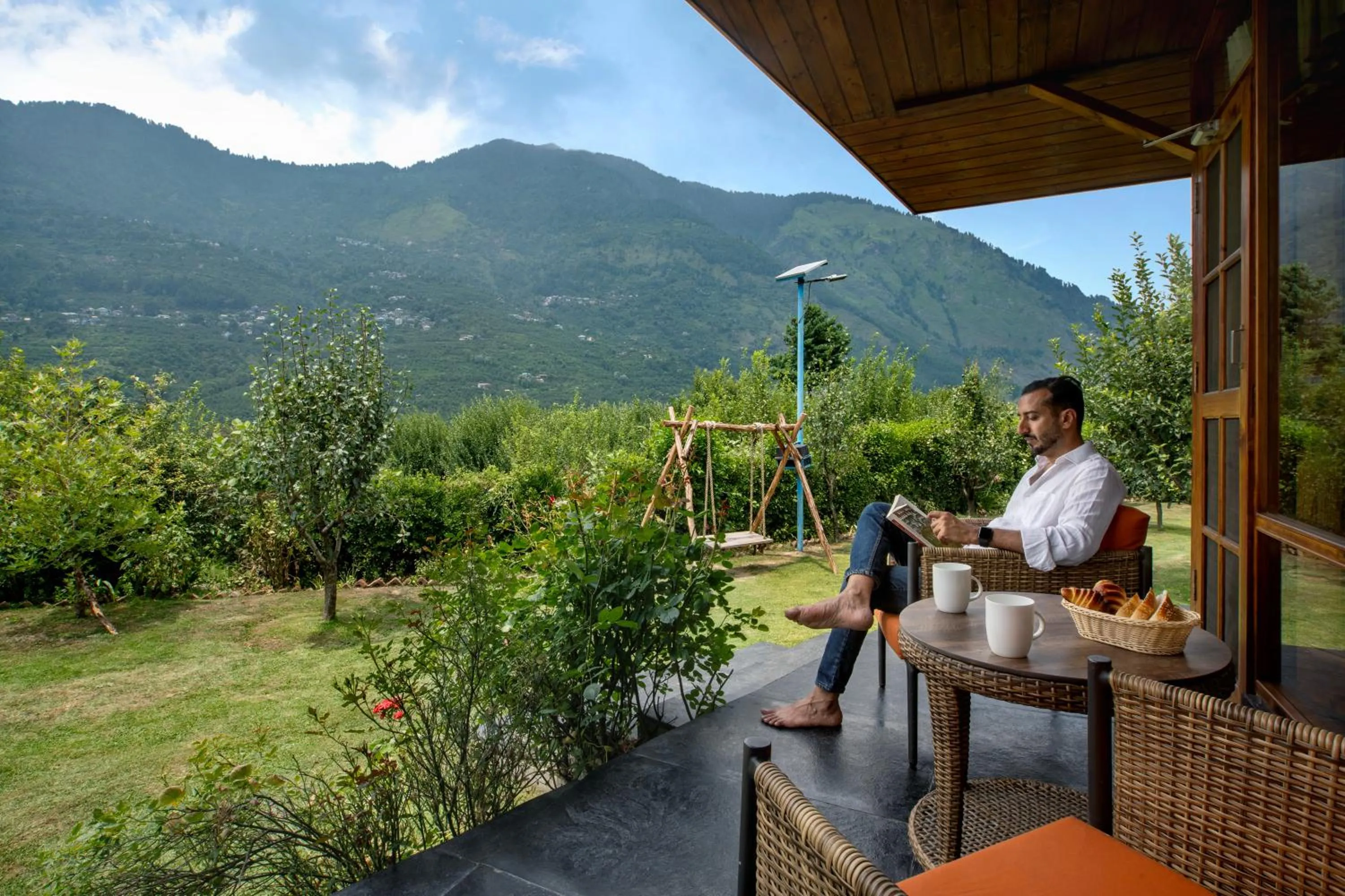 View (from property/room) in Larisa Resort Manali