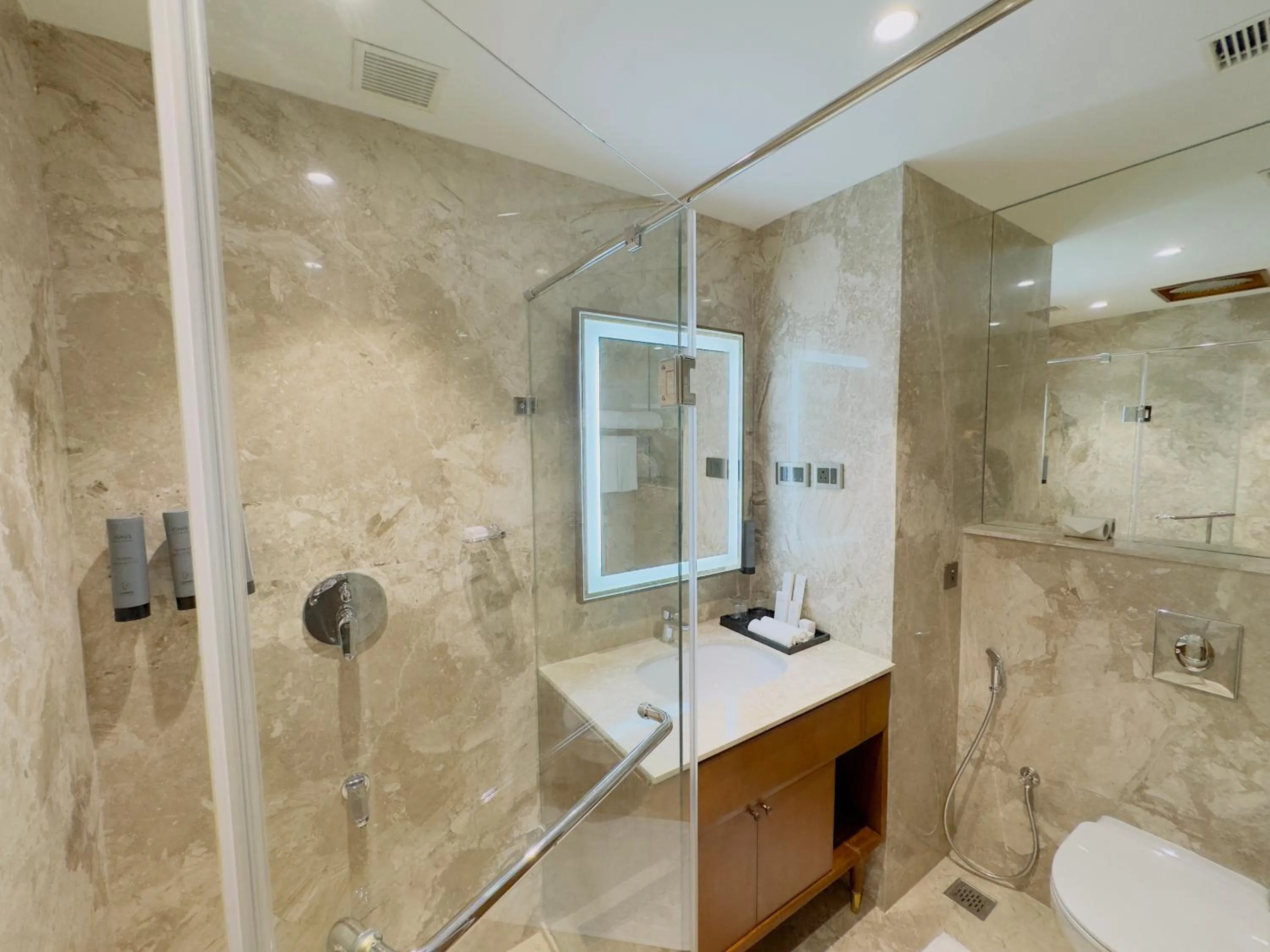 Bathroom in Gokulam Grand Kozhikode