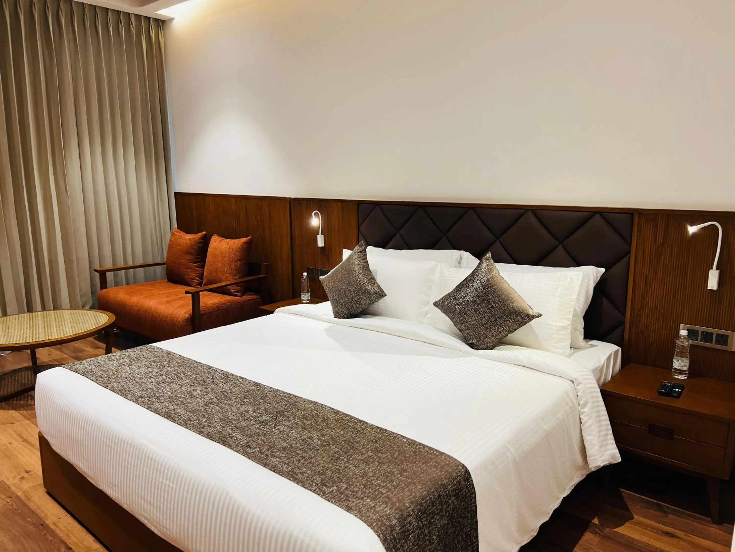 Bed in Gokulam Grand Kozhikode