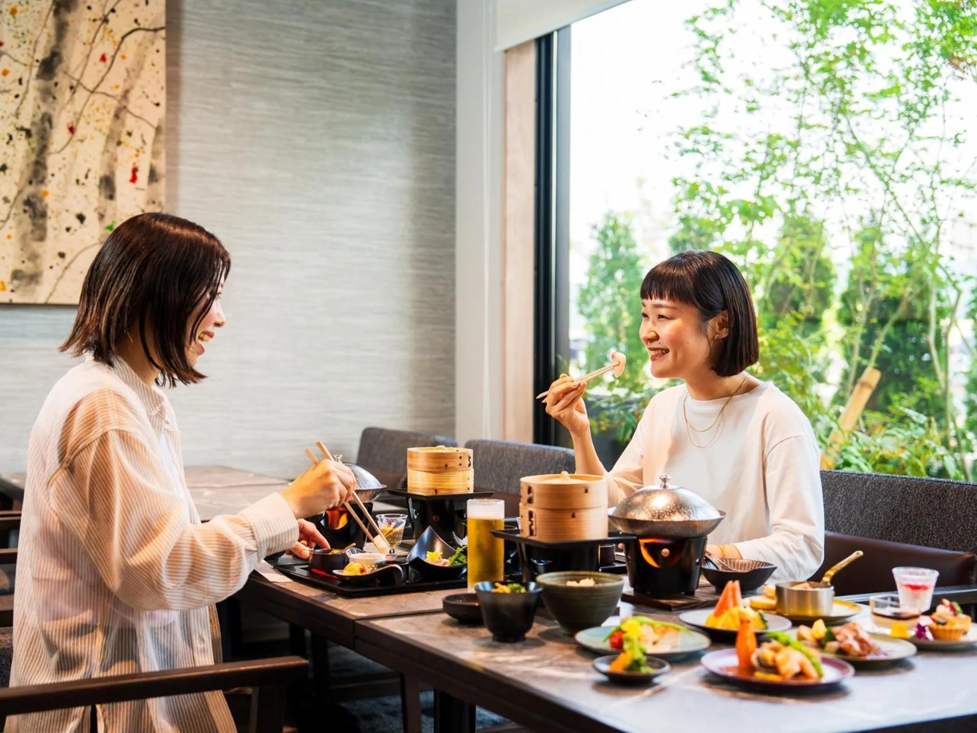 Dinner in Grandvrio Hotel Tamba Sasayama Wakura - ROUTE INN HOTELS -