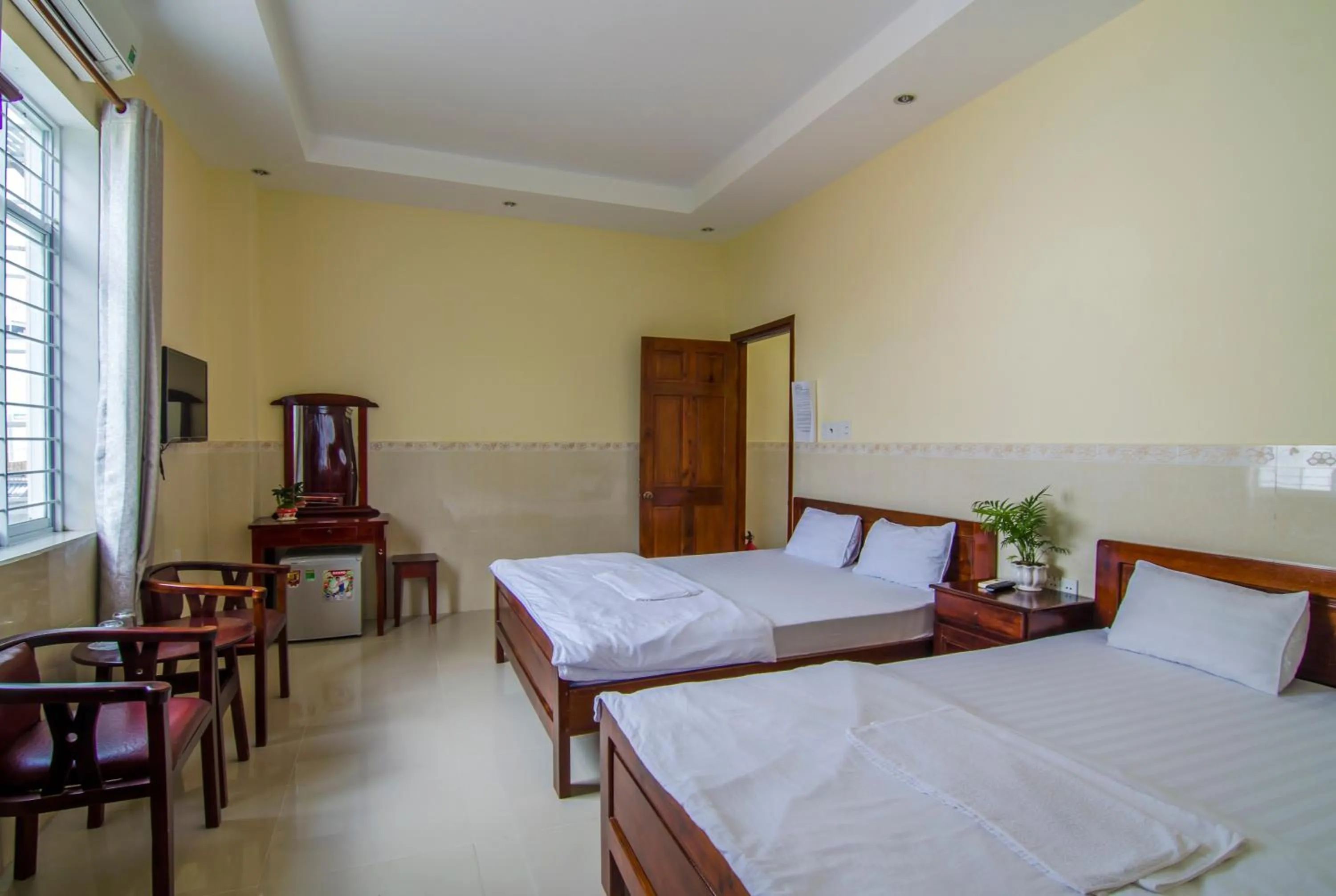Bed in Kim Hồng Nhật Guest House