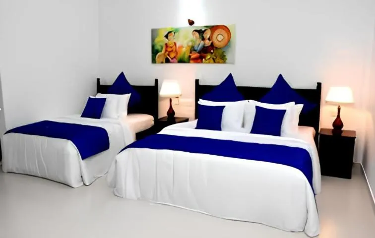 Bedroom, Bed in Blue Spring Hotel Wadduwa