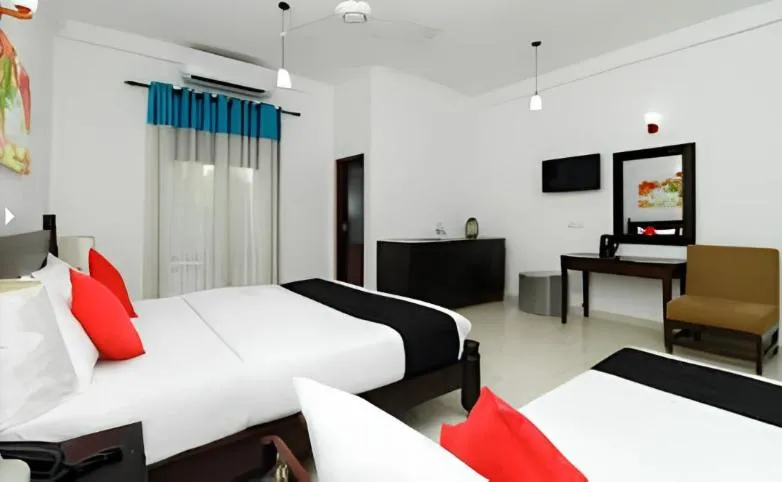 Bedroom, Bed in Blue Spring Hotel Wadduwa