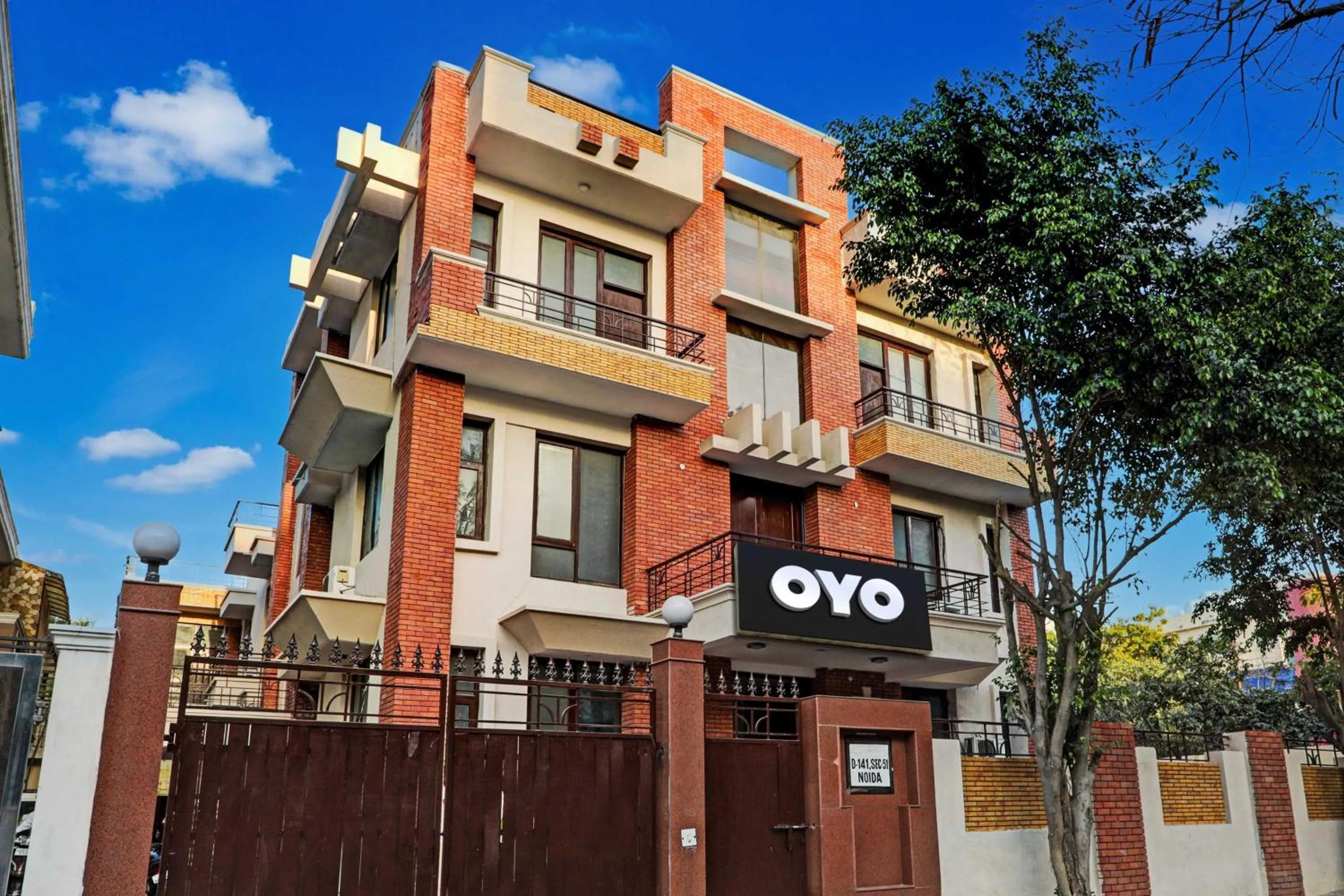 Facade/entrance in Hotel O Sunshine Near Iskcon Temple Noida