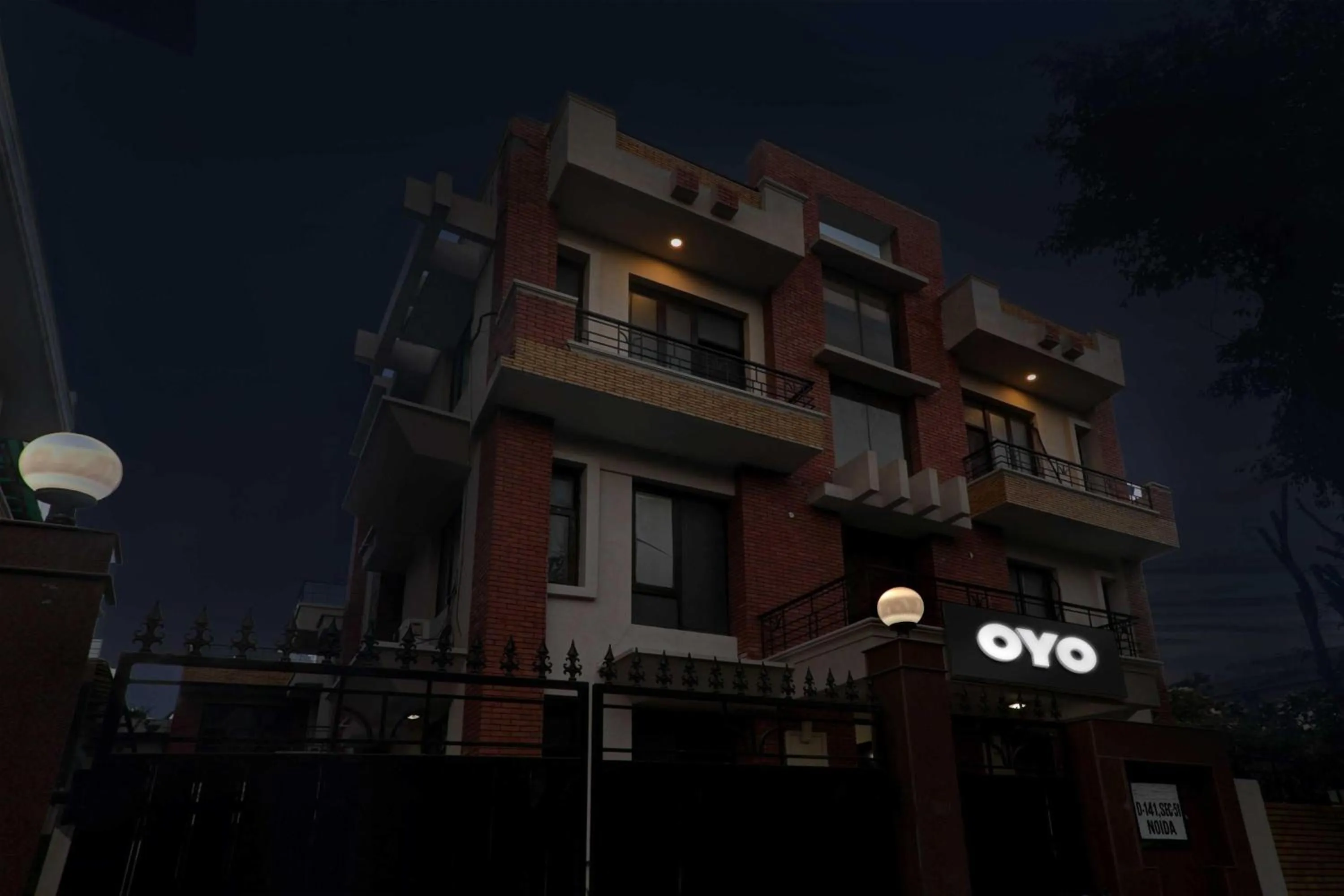 Facade/entrance in Hotel O Sunshine Near Iskcon Temple Noida