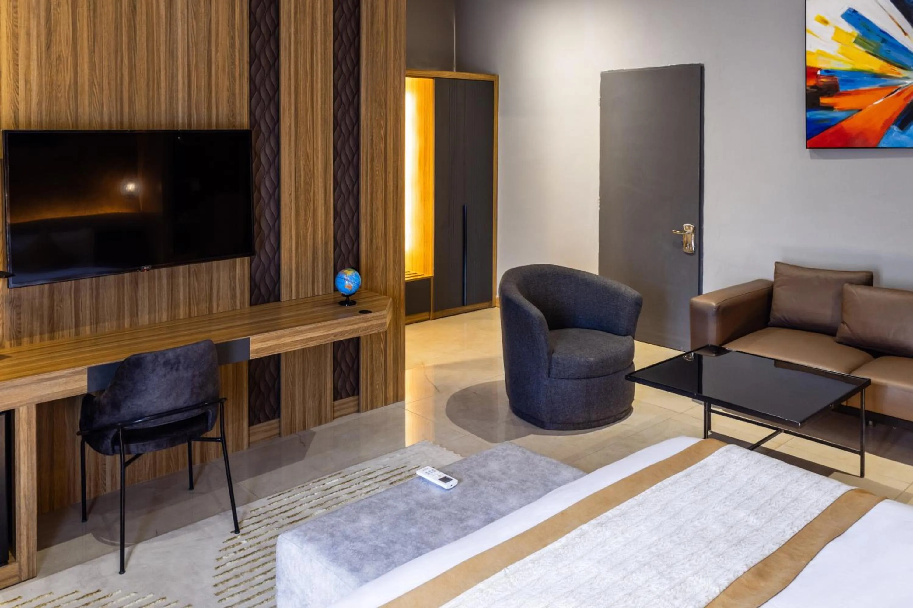 Seating area in Yellow Trumpet Wuse 2