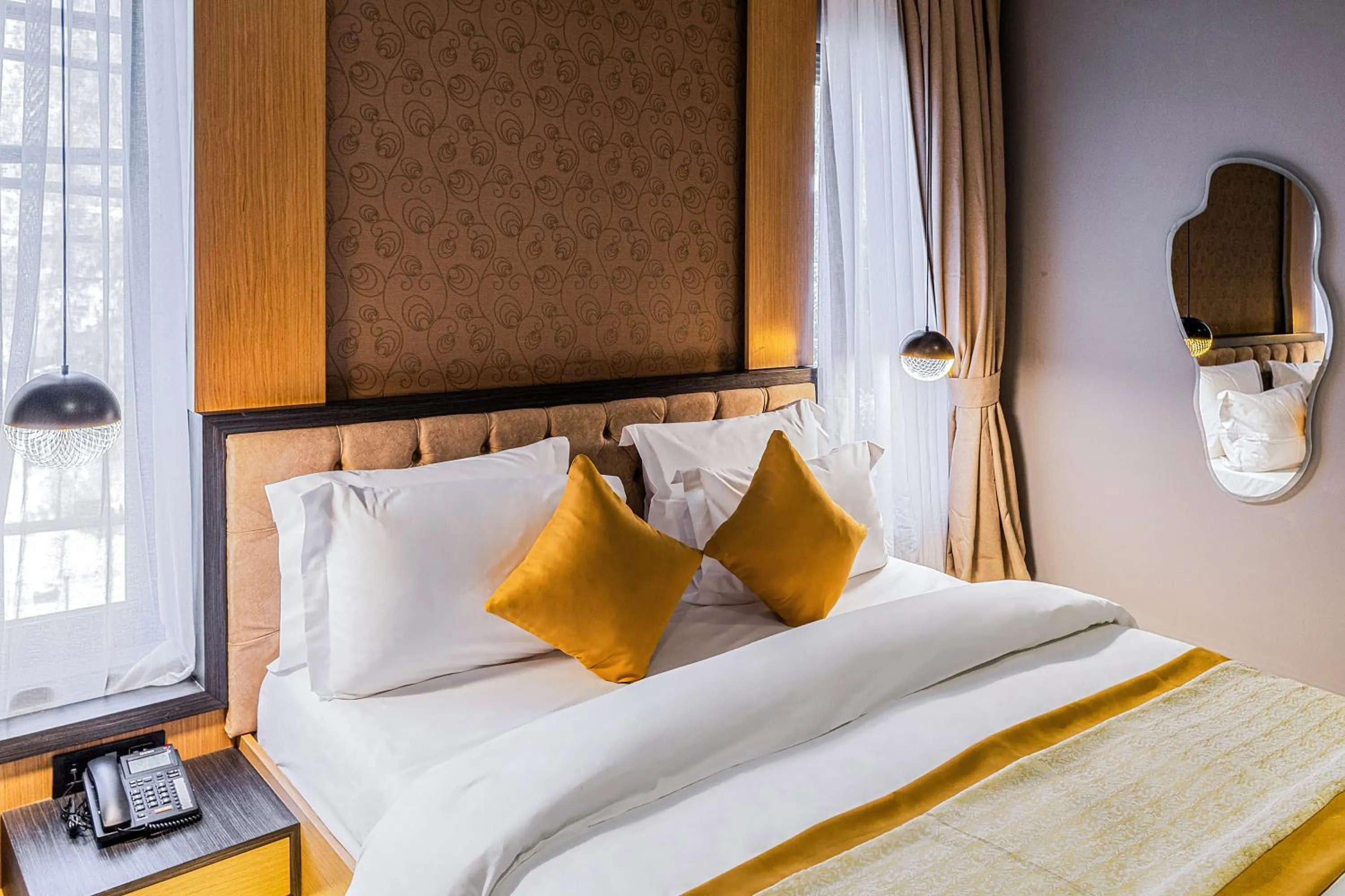 Bed in Yellow Trumpet Wuse 2