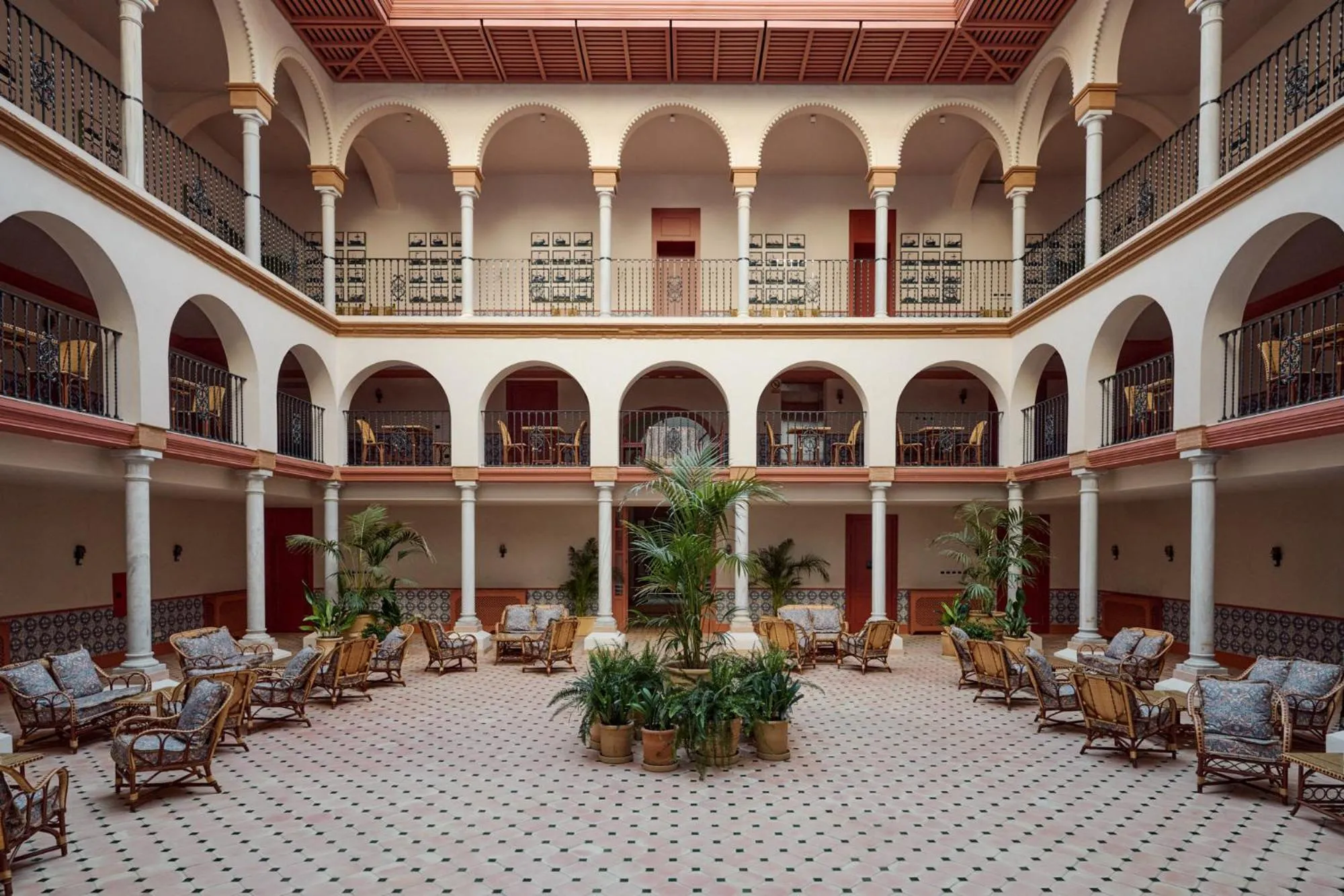Patio in Cristine Bedfor Sevilla Boutique Hotel