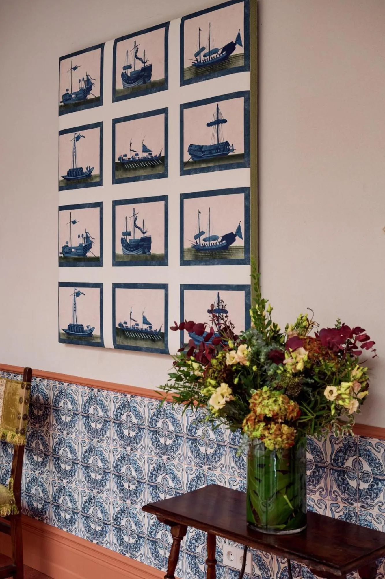 Decorative detail in Cristine Bedfor Sevilla Boutique Hotel