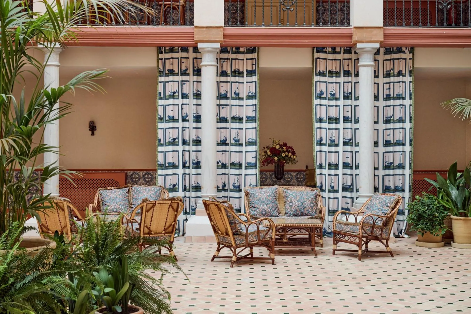 Patio in Cristine Bedfor Sevilla Boutique Hotel
