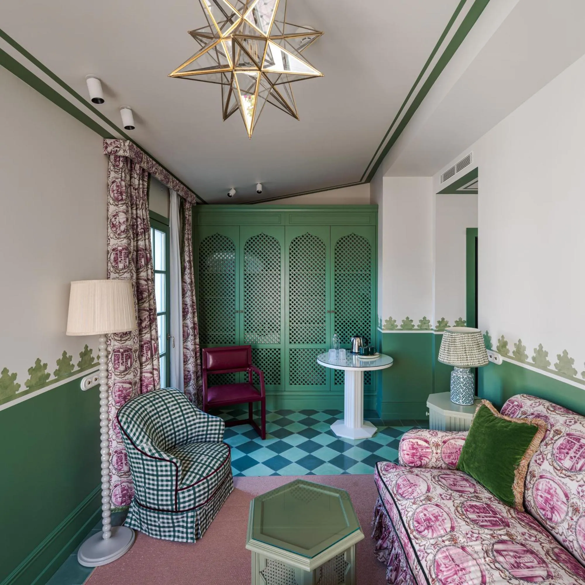 Living room in Cristine Bedfor Sevilla Boutique Hotel