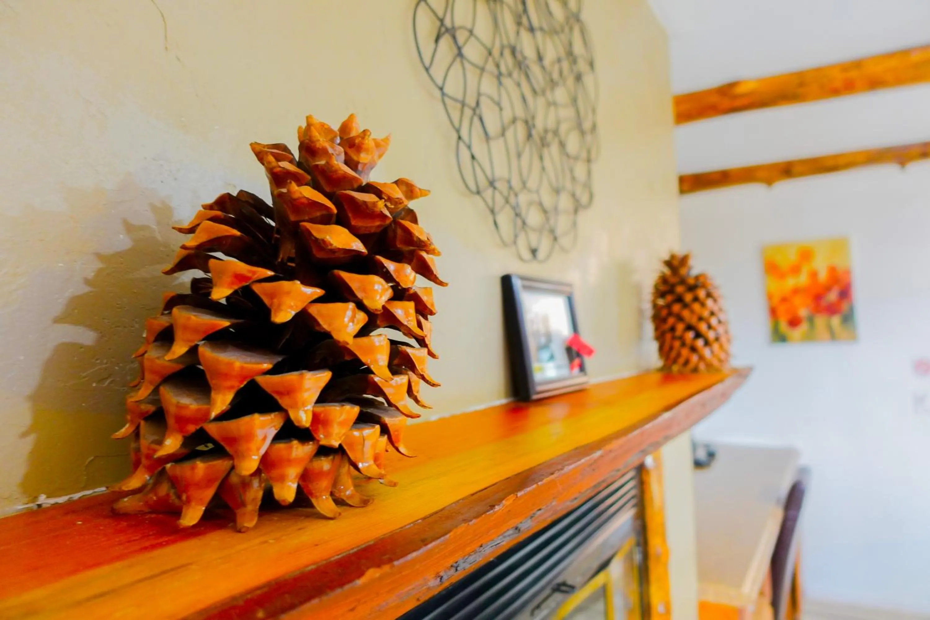 Decorative detail in Sleepy Hollow Cabins and Hotel