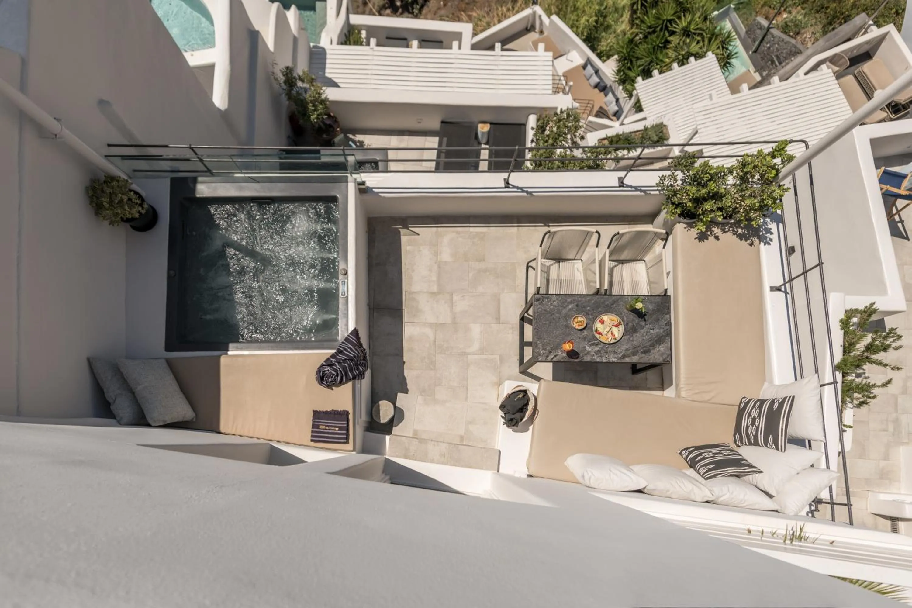 Hot Tub in Porto Fira Suites