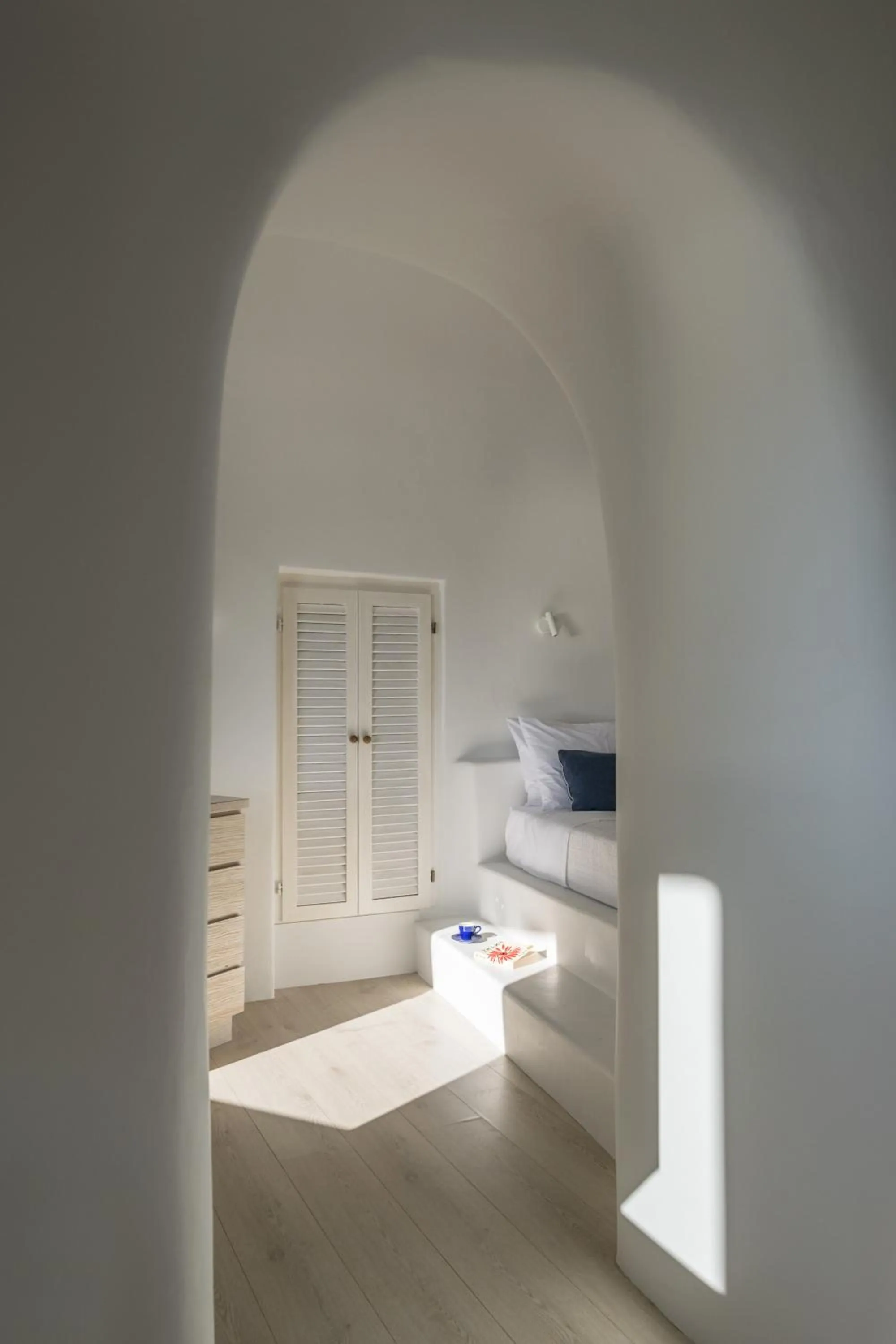 Bed in Porto Fira Suites
