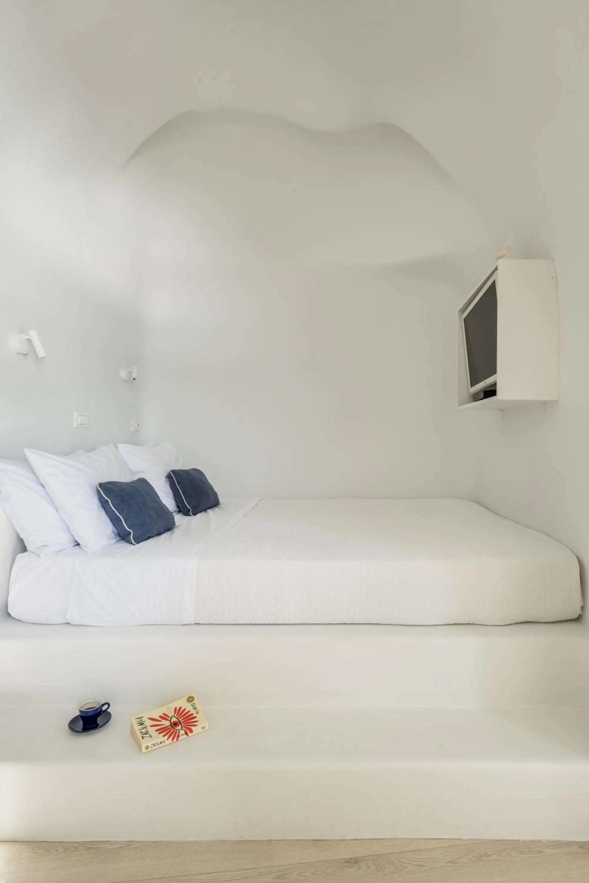 Bed in Porto Fira Suites