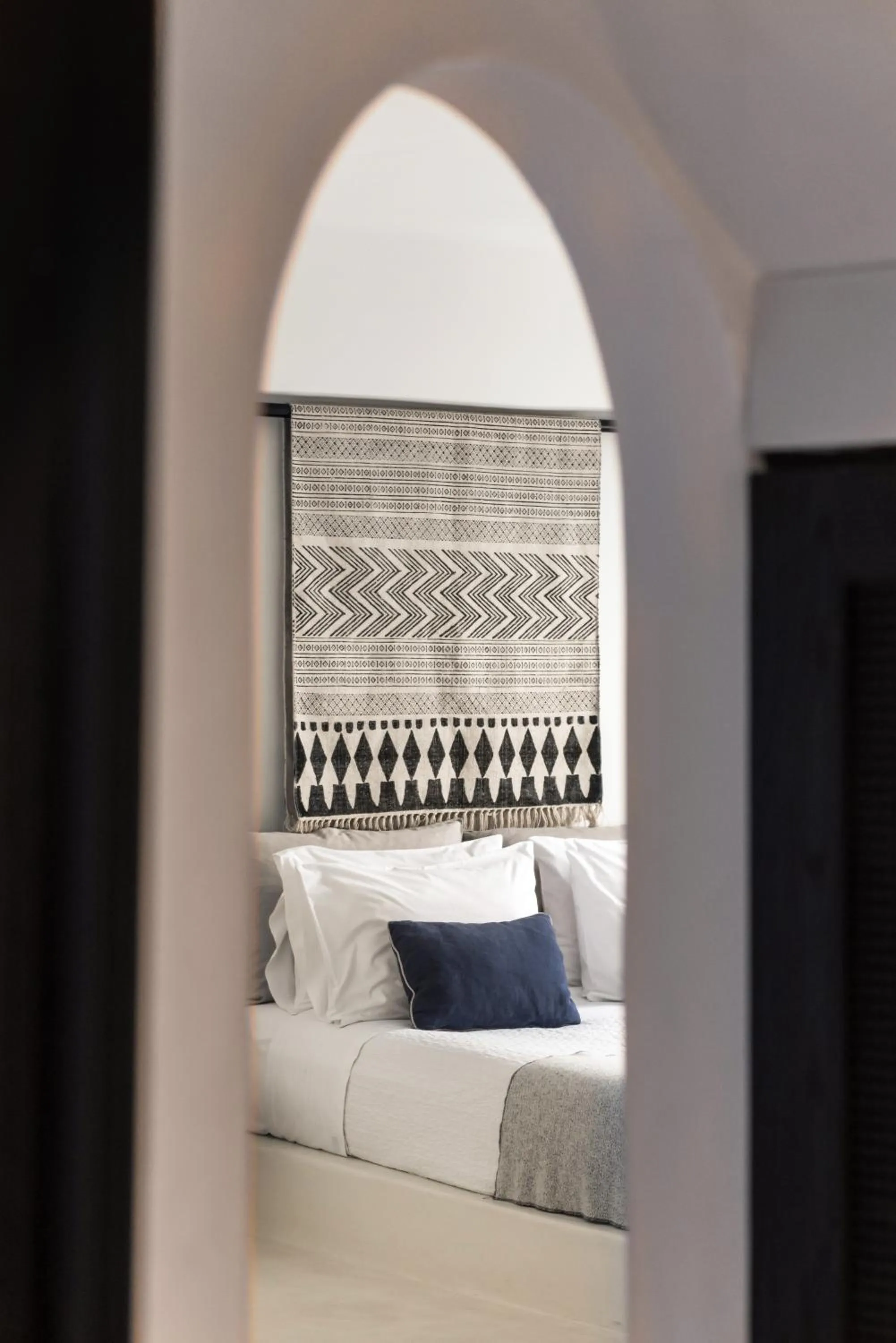 Bed in Porto Fira Suites
