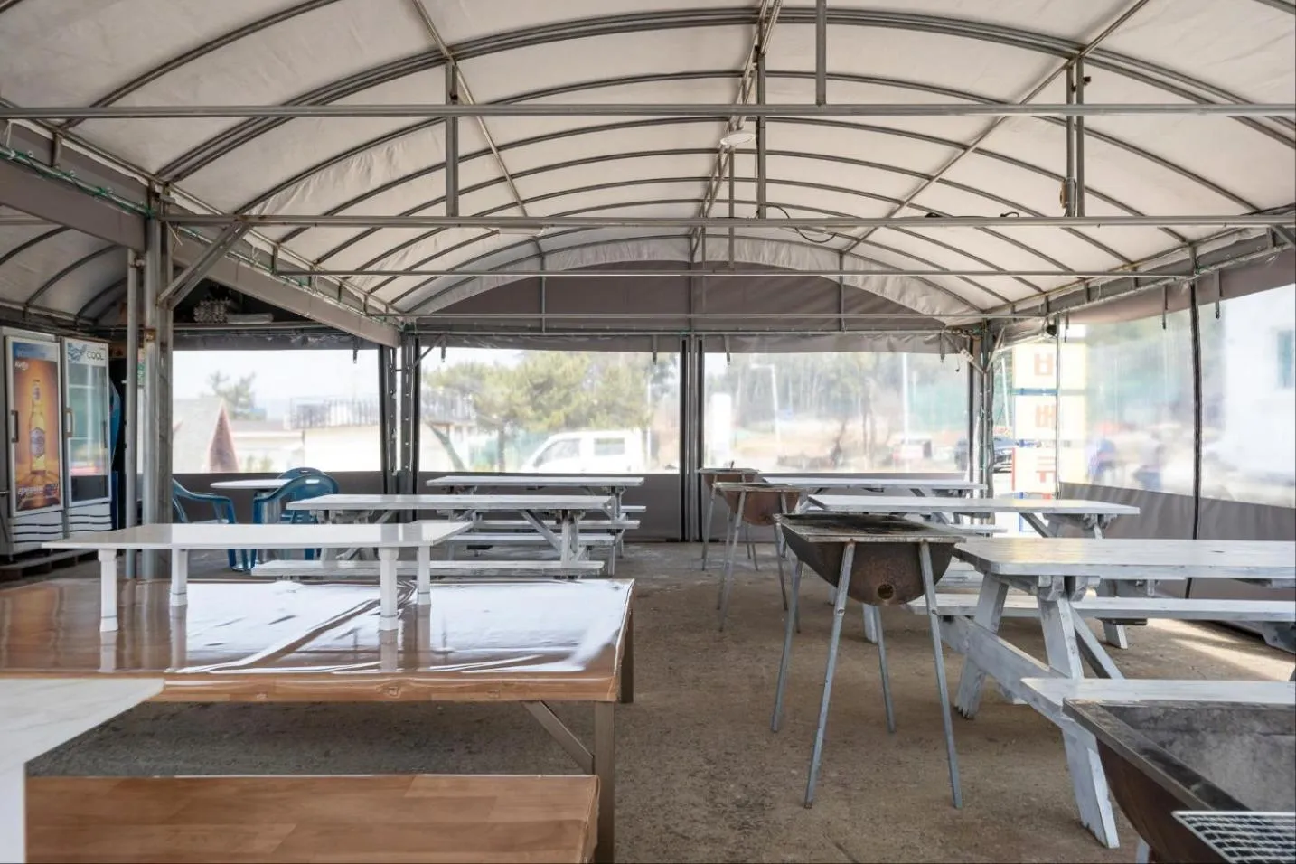 BBQ facilities in Taean Manripo Feel Hotel