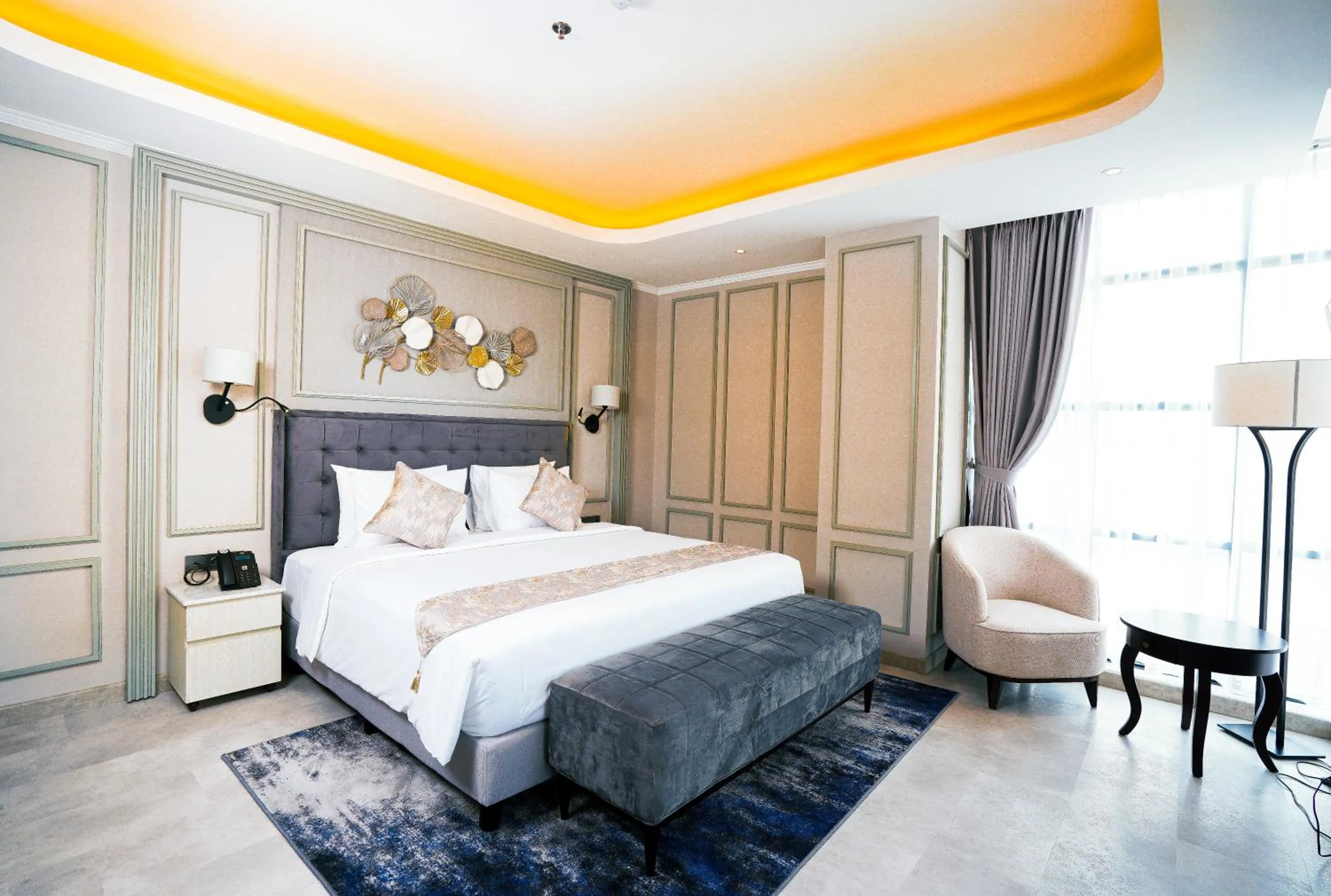 Bed in De Bijou Boutique Hotel Yogyakarta