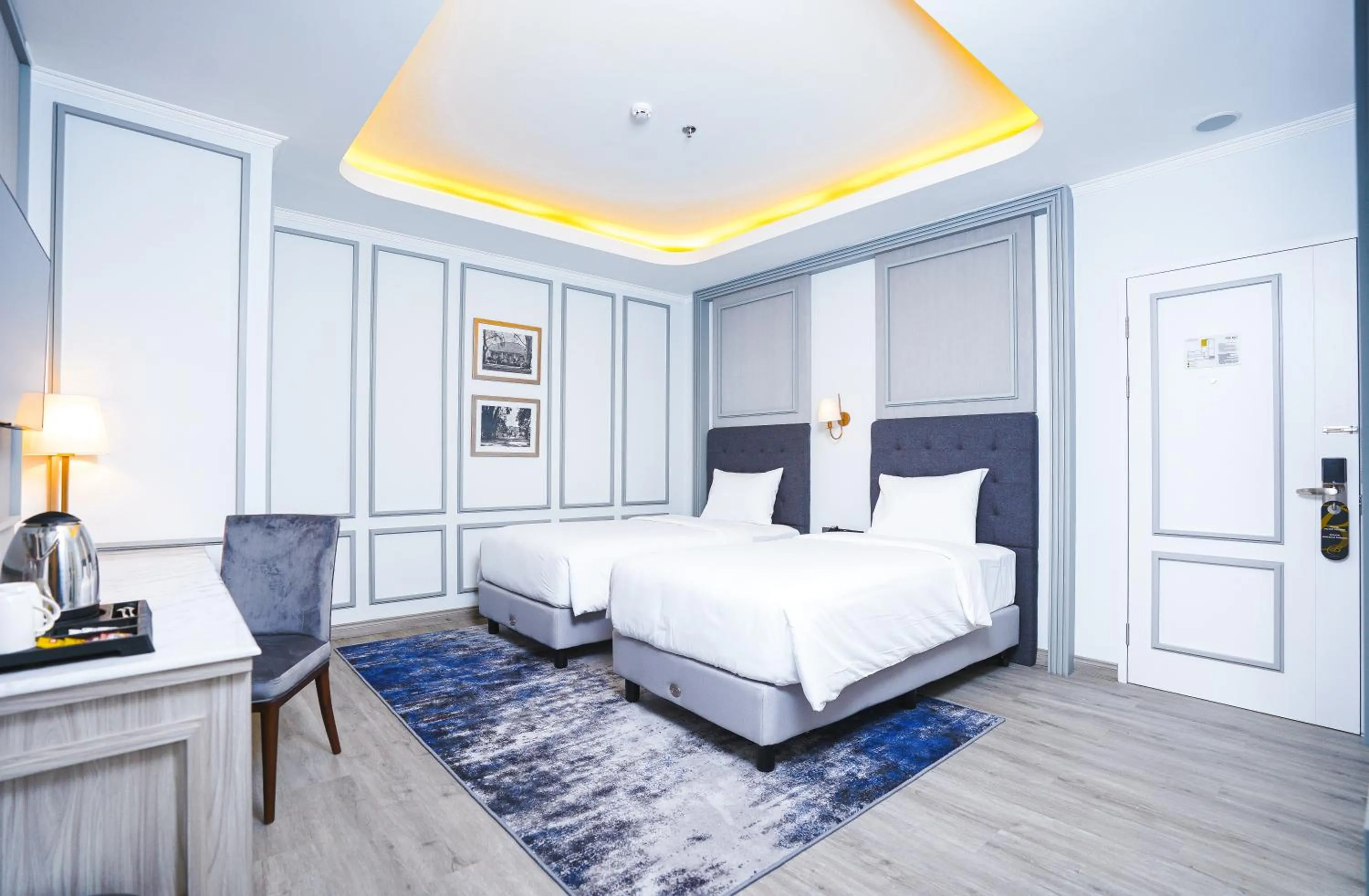 Bed in De Bijou Boutique Hotel Yogyakarta