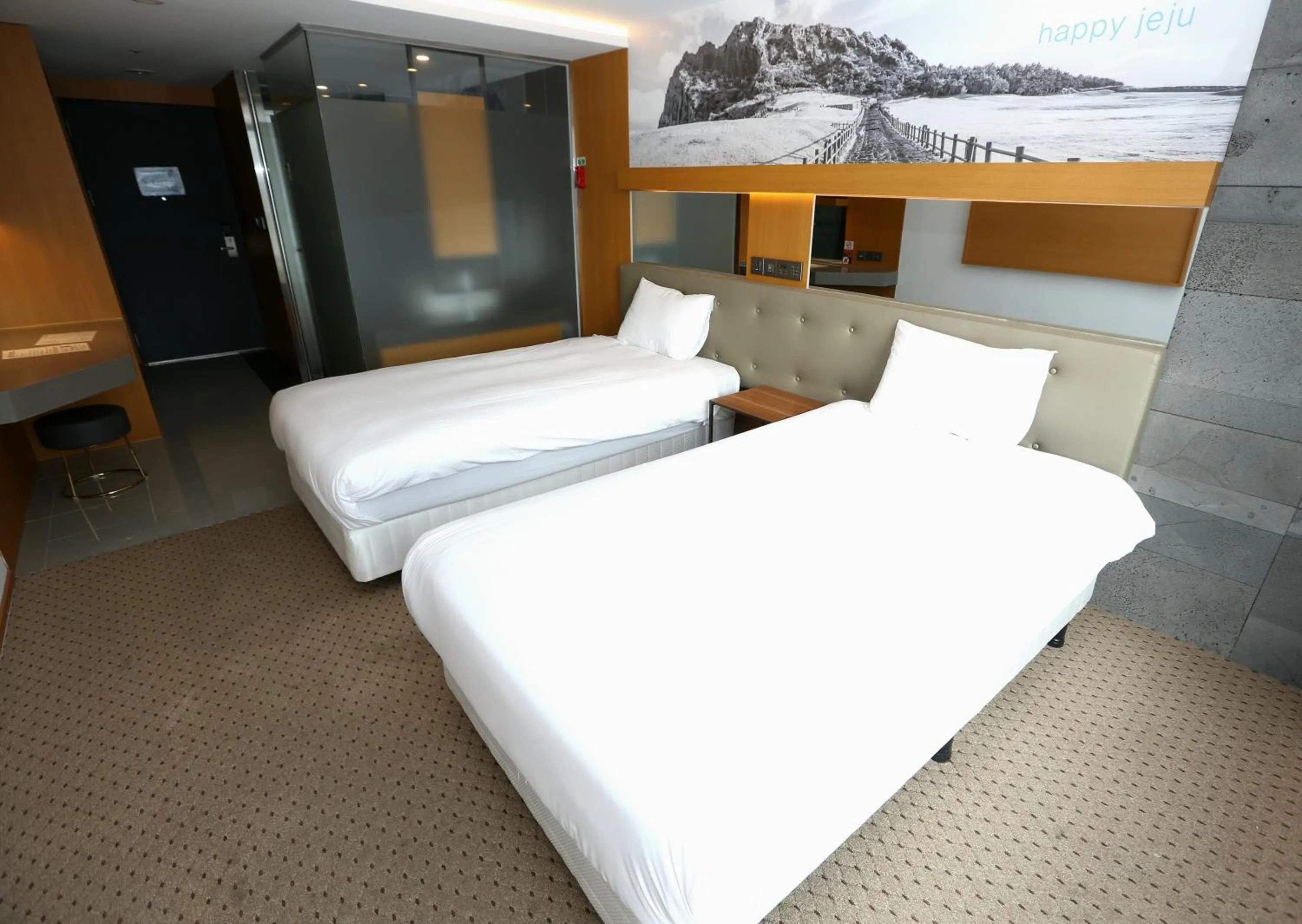 Bed in Asia Hotel Jeju