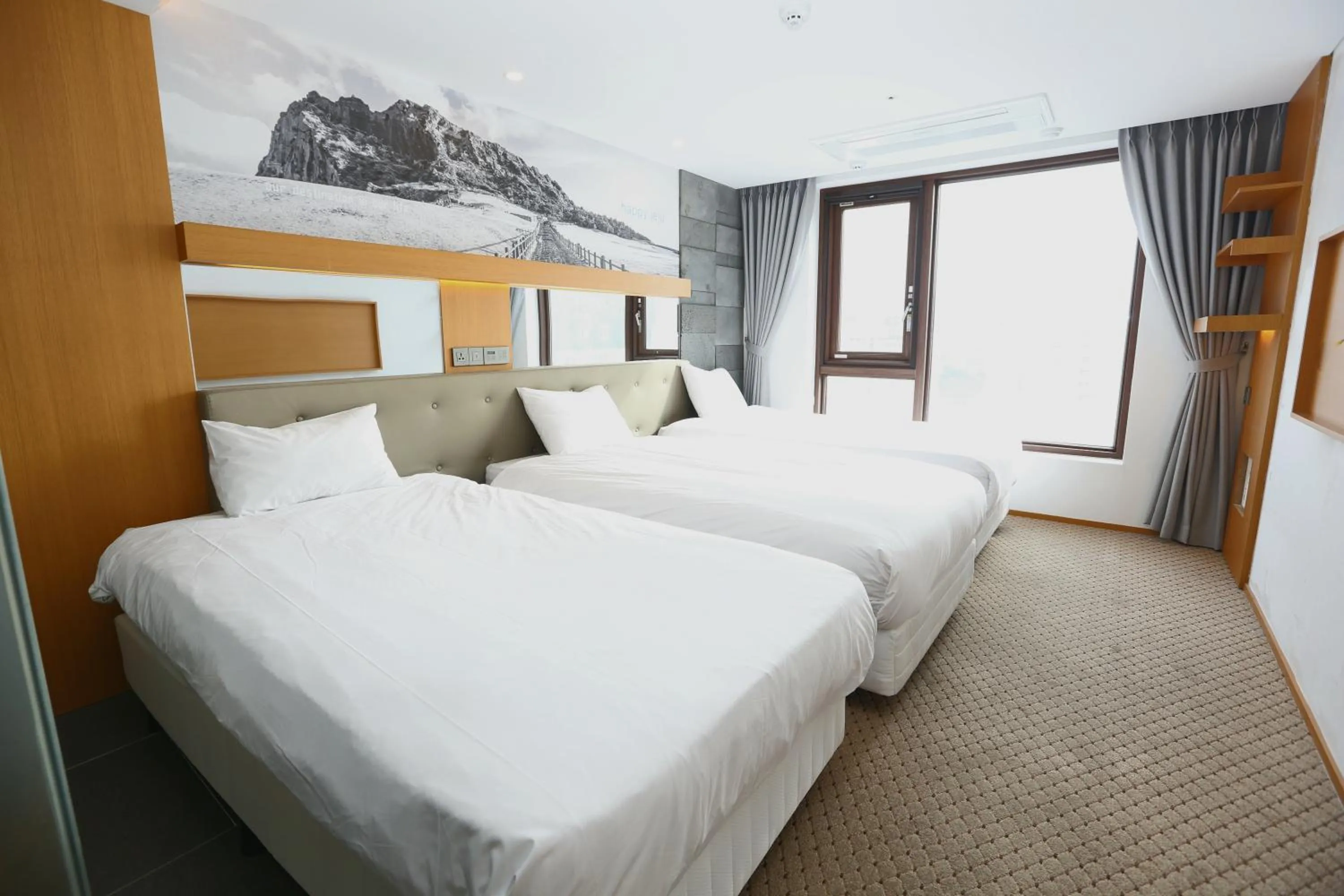 Bed in Asia Hotel Jeju